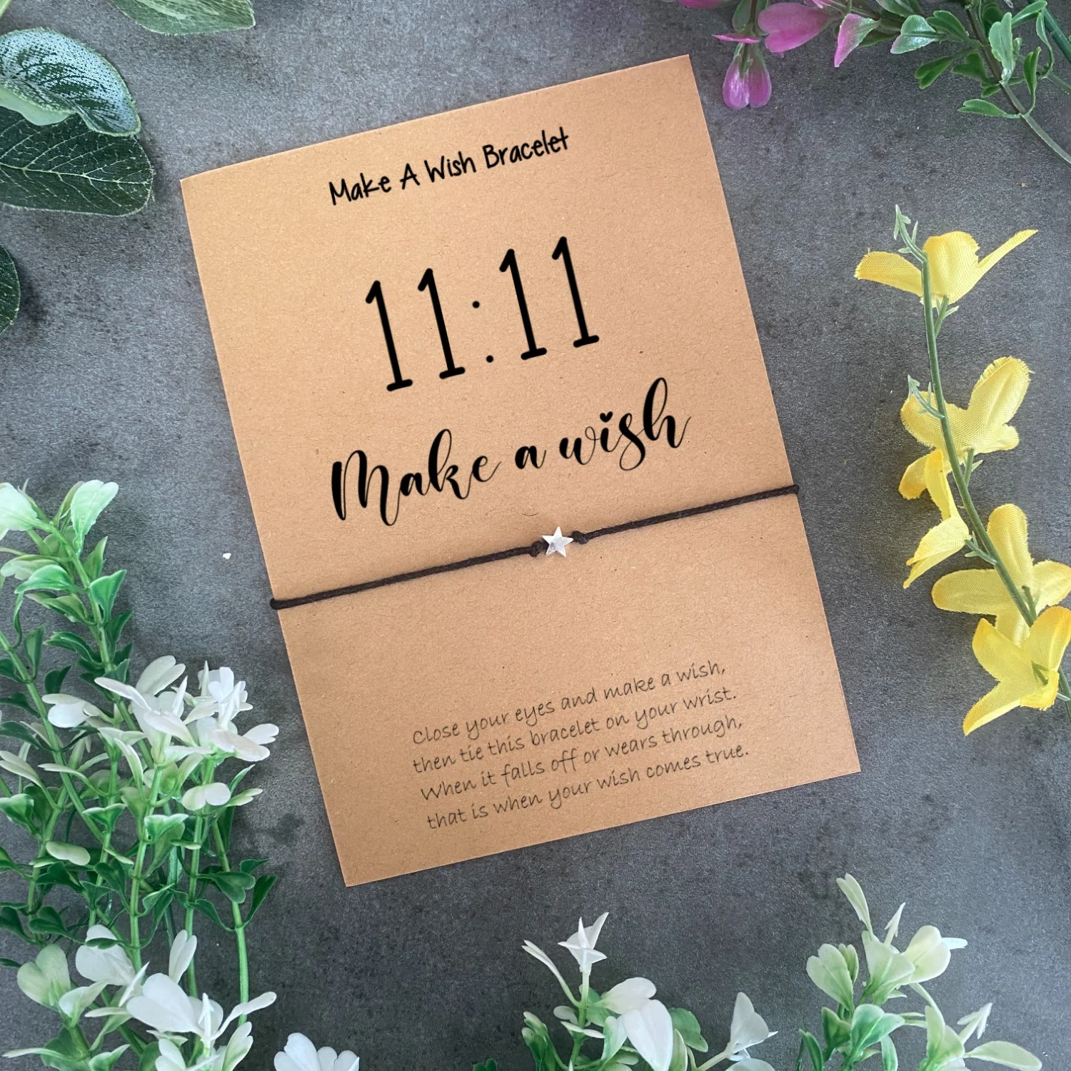 11:11 Make A Wish Bracelet - Star Charm