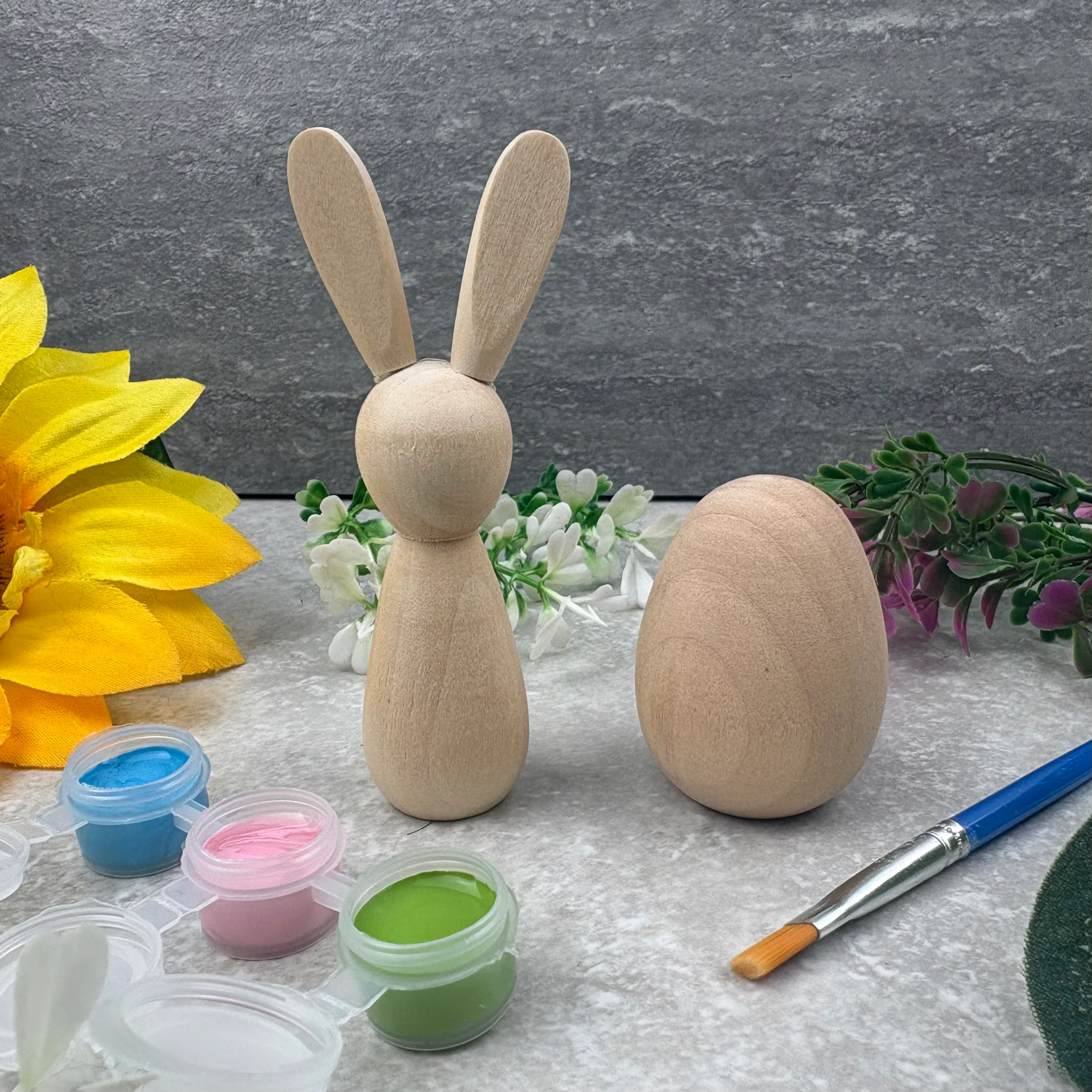 2 for £6! Easter Paint Your Own Bunny & Egg Craft Kits - Image 5