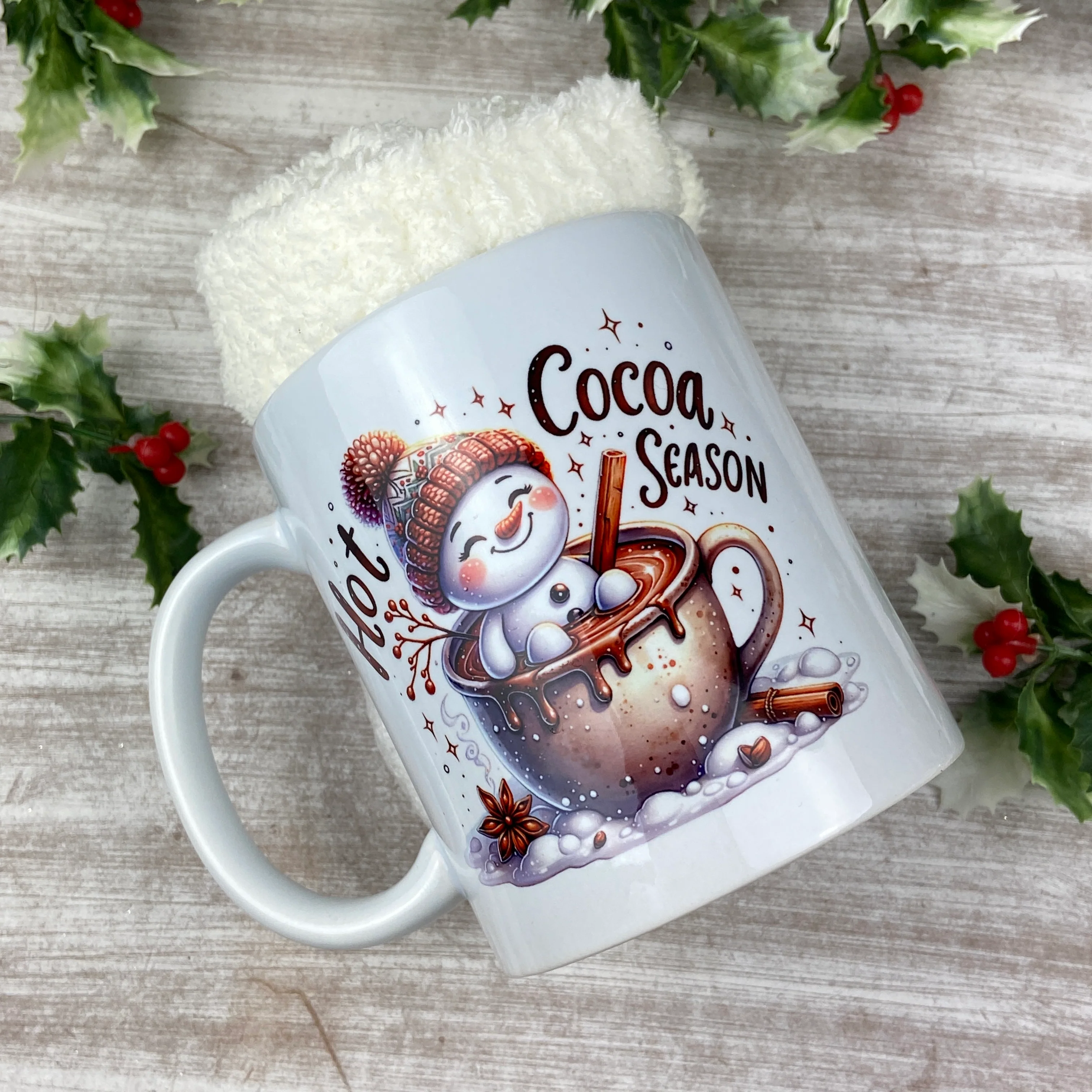 £5.00 Stocking Filler! -  Christmas Snowman Mug Set - Image 3