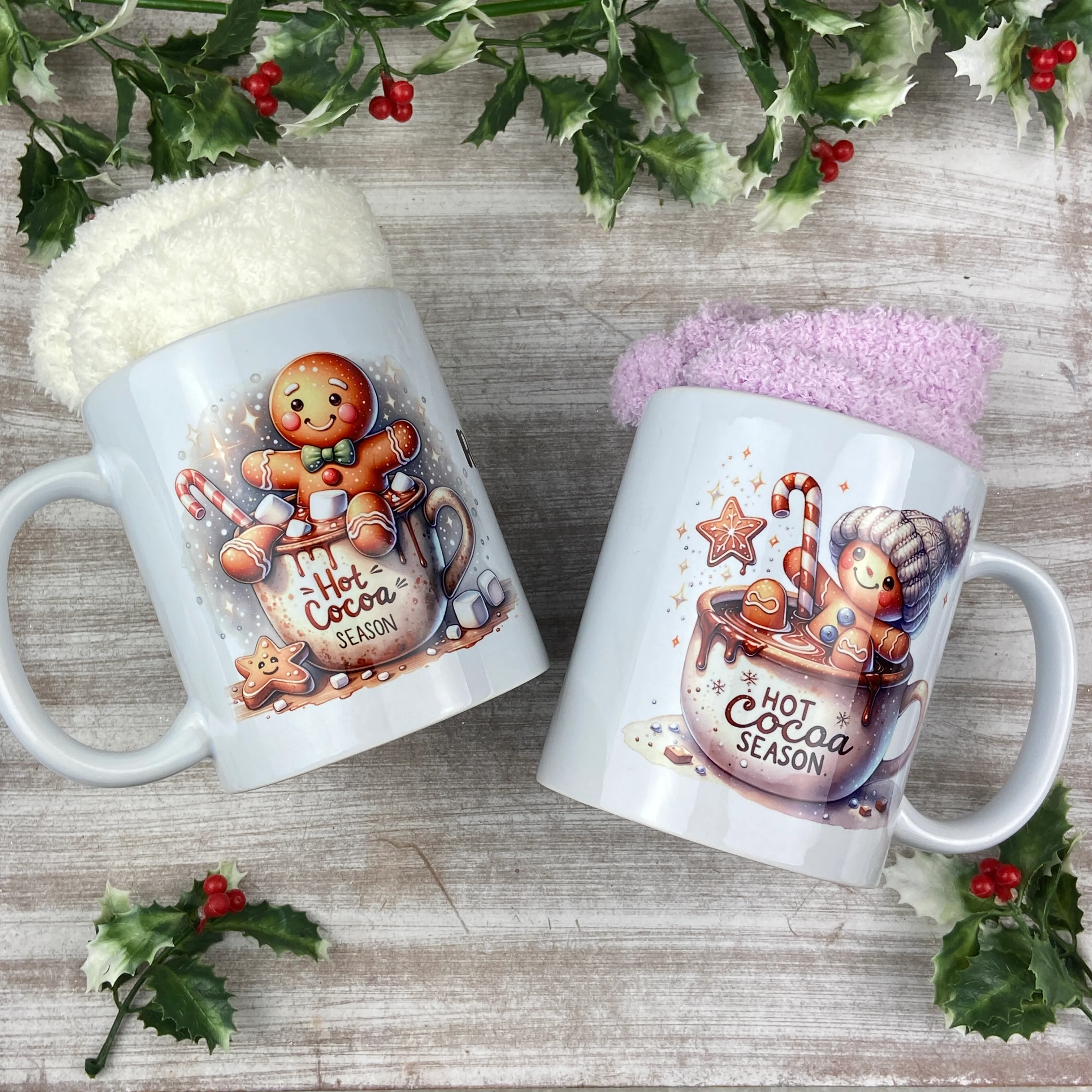£5.00 Stocking Filler! - Christmas Gingerbread Mug Set - Image 5