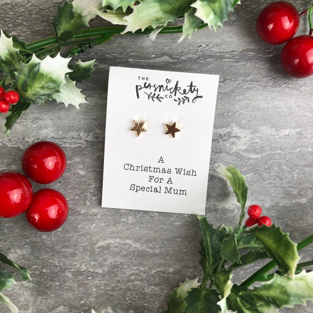 A Christmas Wish For A Special Mum - Star Earrings - Image 5