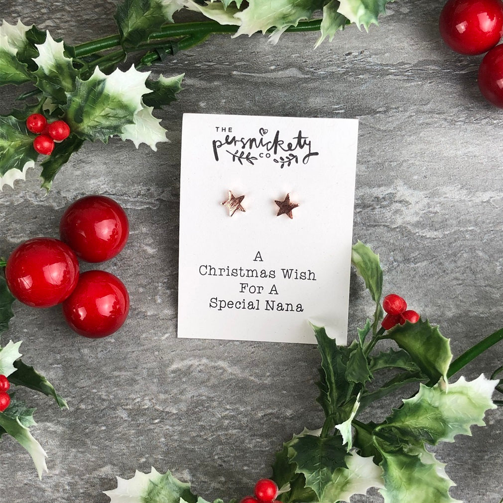 A Christmas Wish For A Special Nana - Star Earrings - Image 6