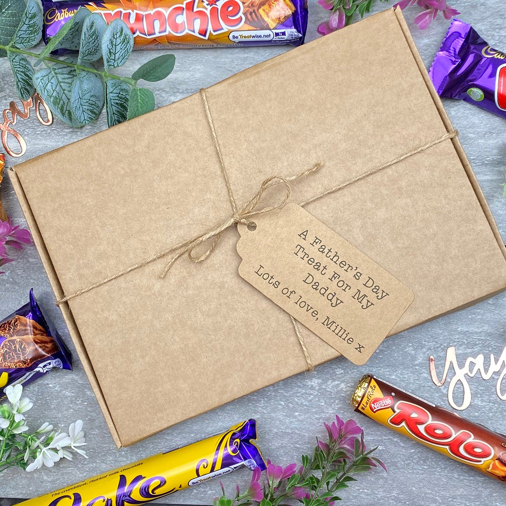 A Father's Day Treat - Personalised Chocolate Gift Box