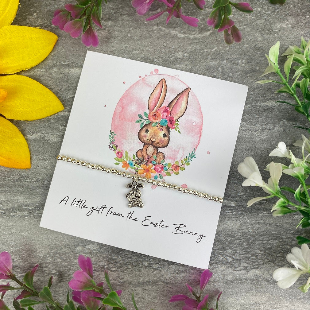 A little Gift From The Easter Bunny Floral Beaded Bracelet - Image 7