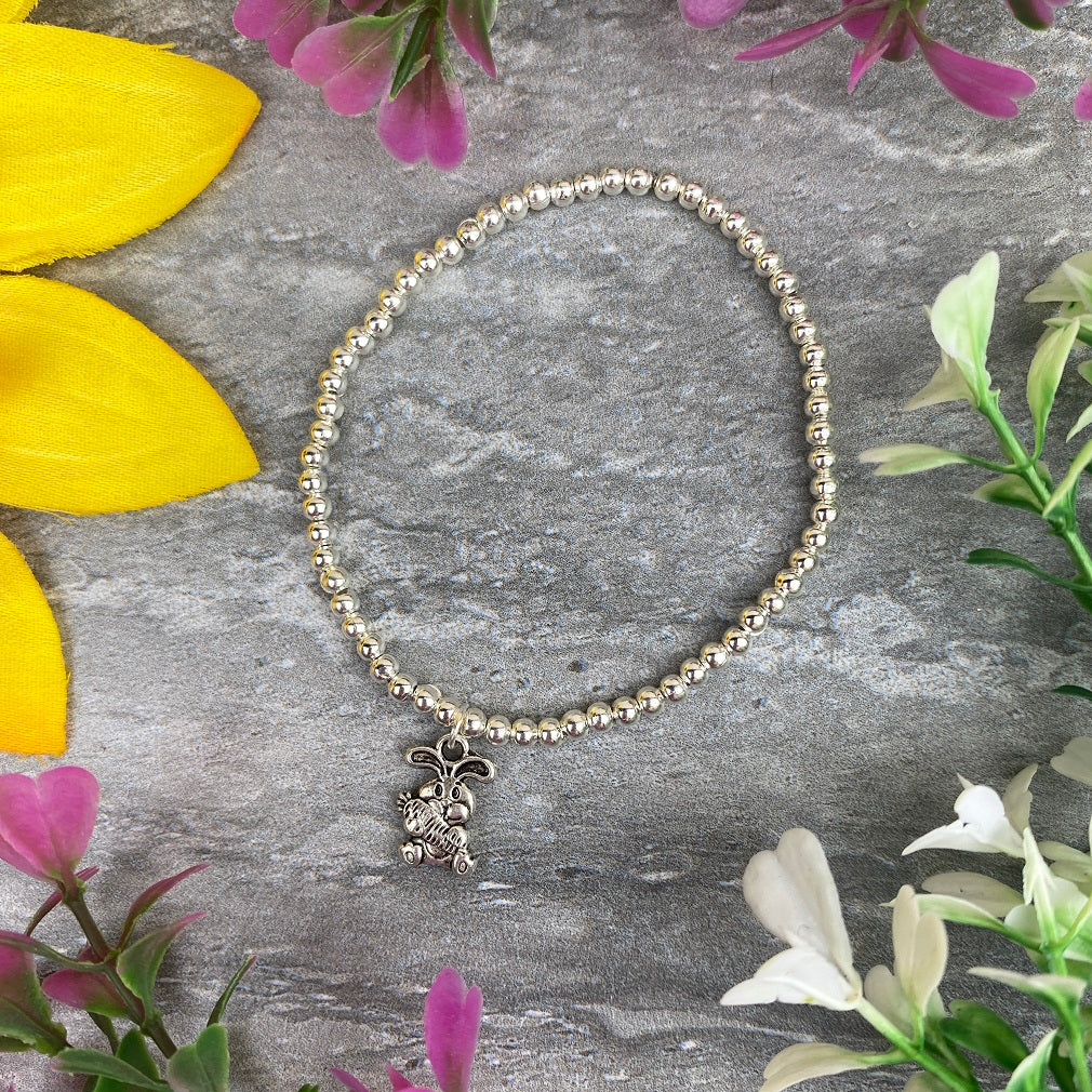 A little Gift From The Easter Bunny Floral Beaded Bracelet - Image 9
