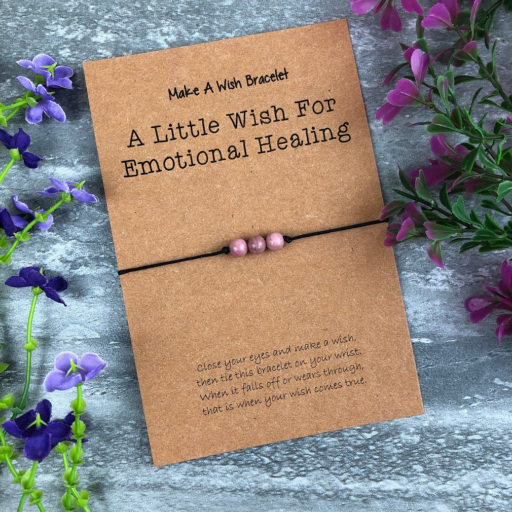 A Little Wish For Emotional Healing - Rhodonite - Image 3