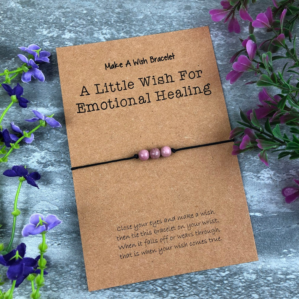 A Little Wish For Emotional Healing - Rhodonite - Image 4