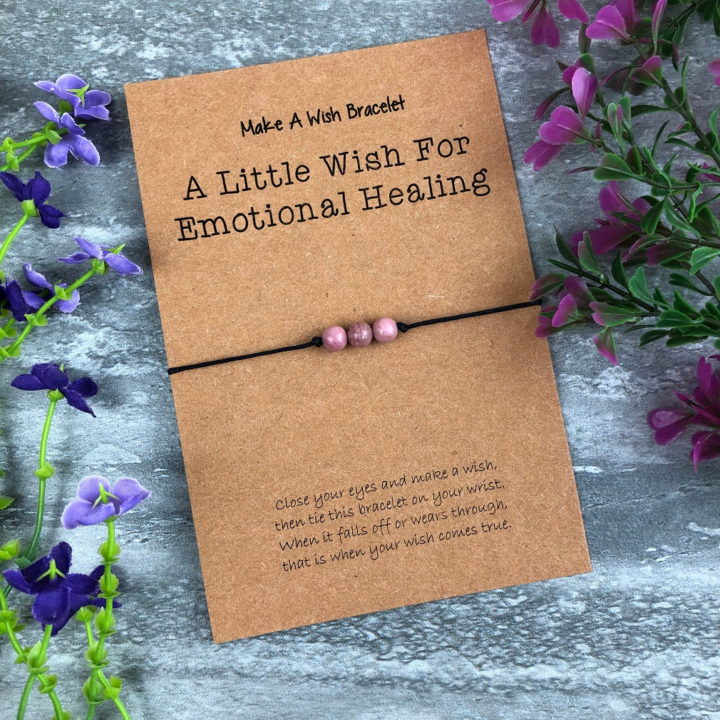 A Little Wish For Emotional Healing - Rhodonite - Image 5