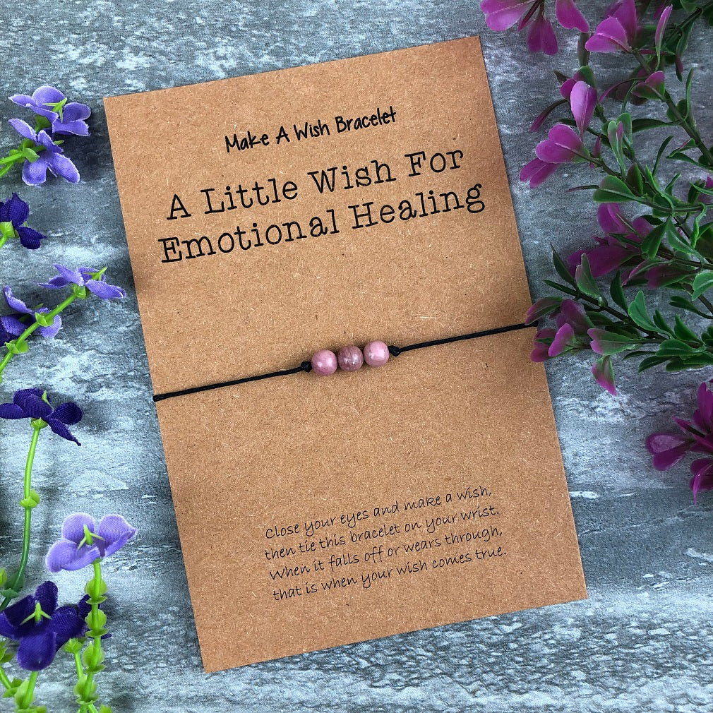 A Little Wish For Emotional Healing - Rhodonite - Image 8