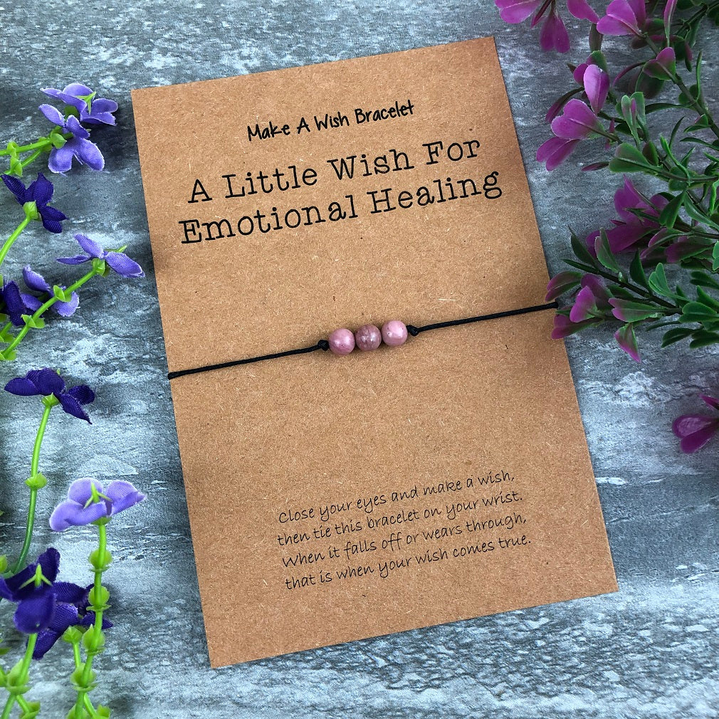 A Little Wish For Emotional Healing - Rhodonite - Image 9