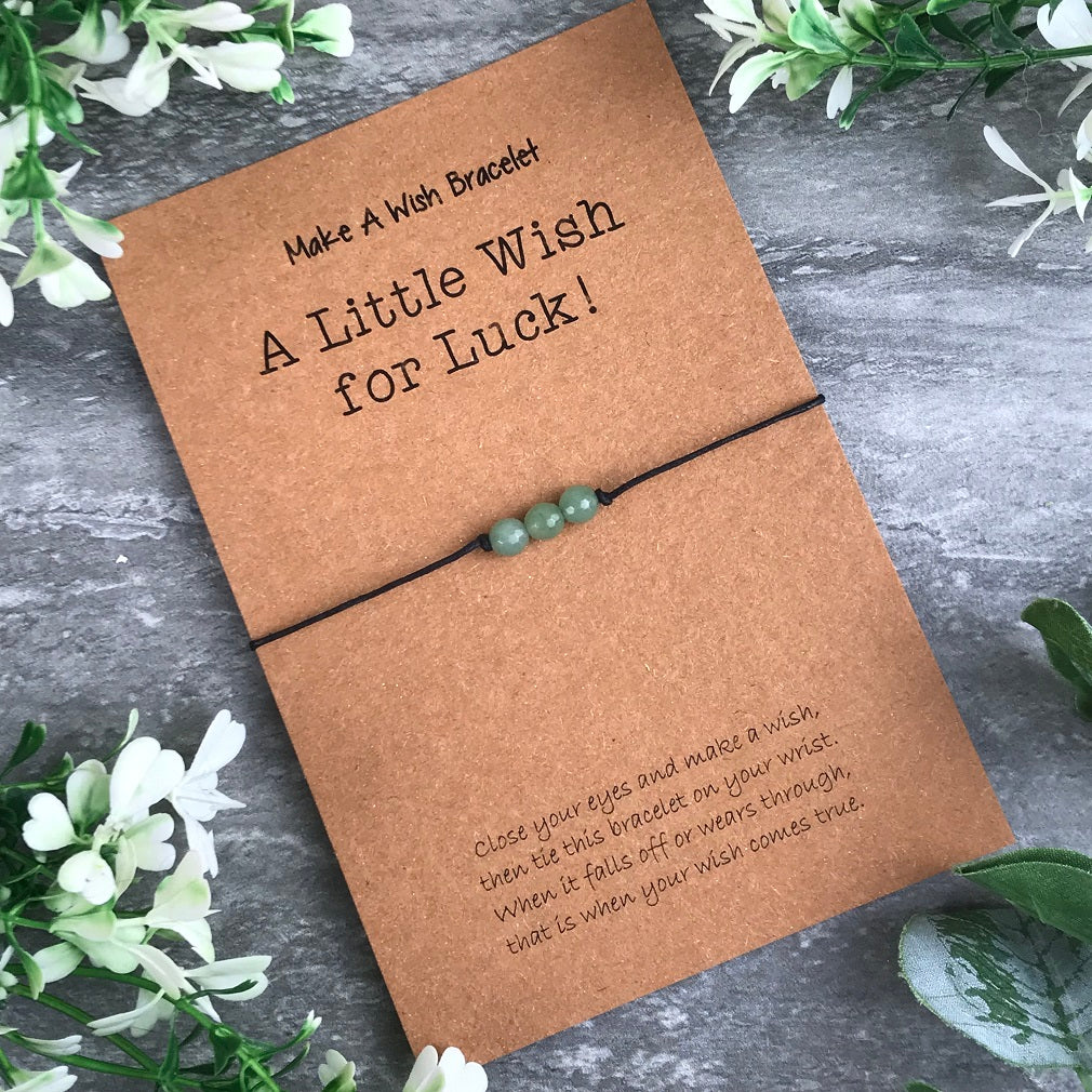 A Little Wish For Luck - Green Aventurine