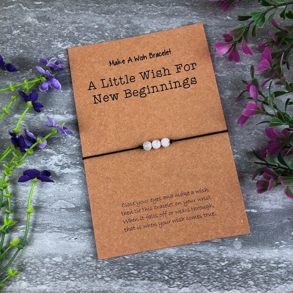 A Little Wish For New Beginnings Wish Bracelet - Image 3