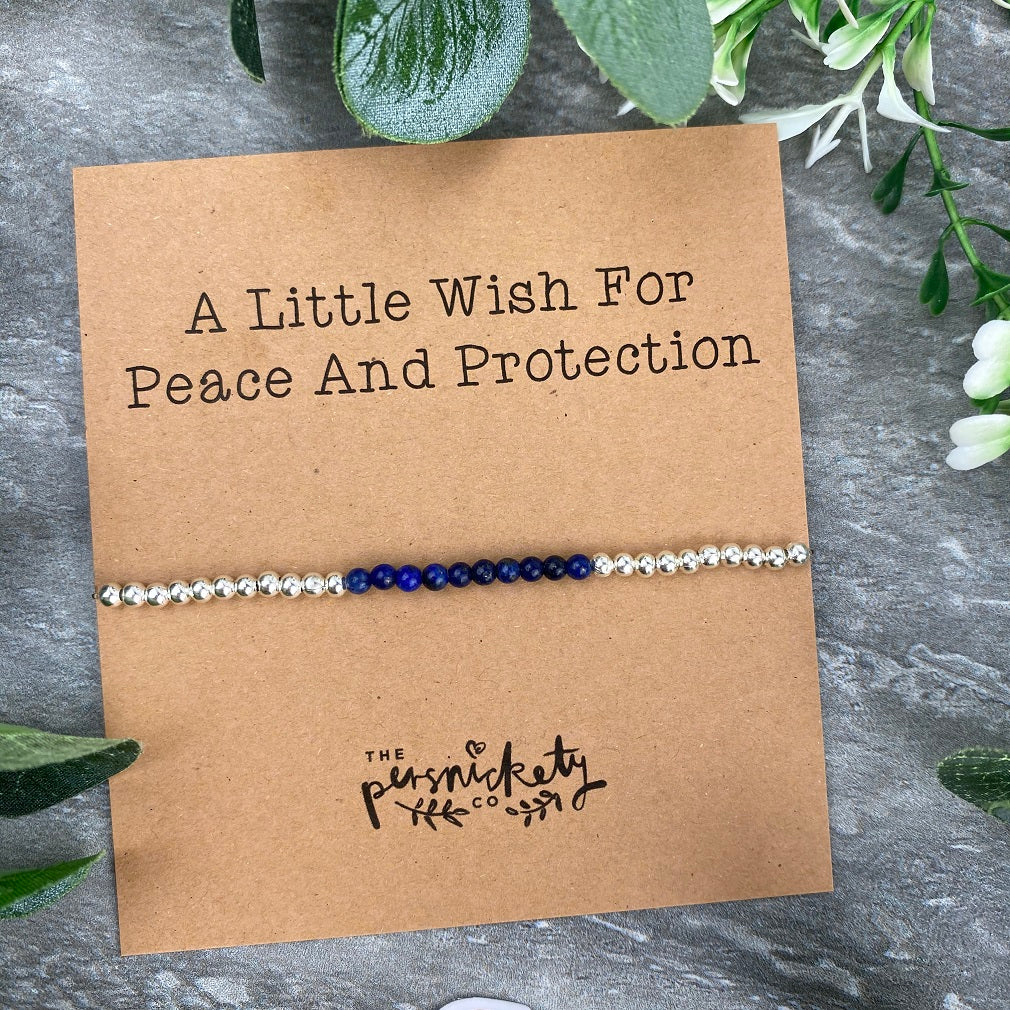 A Little Wish For Peace And Protection Beaded Bracelet - Image 7