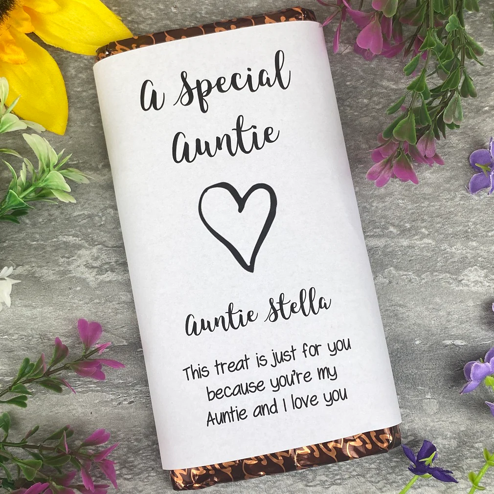 A Special Auntie Chocolate Bar - Image 3