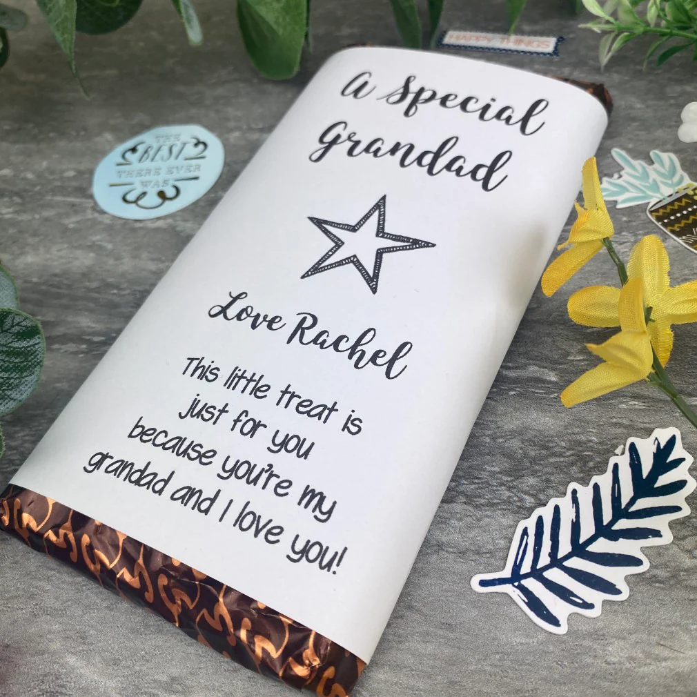 A Special Grandad Chocolate Bar - Image 8