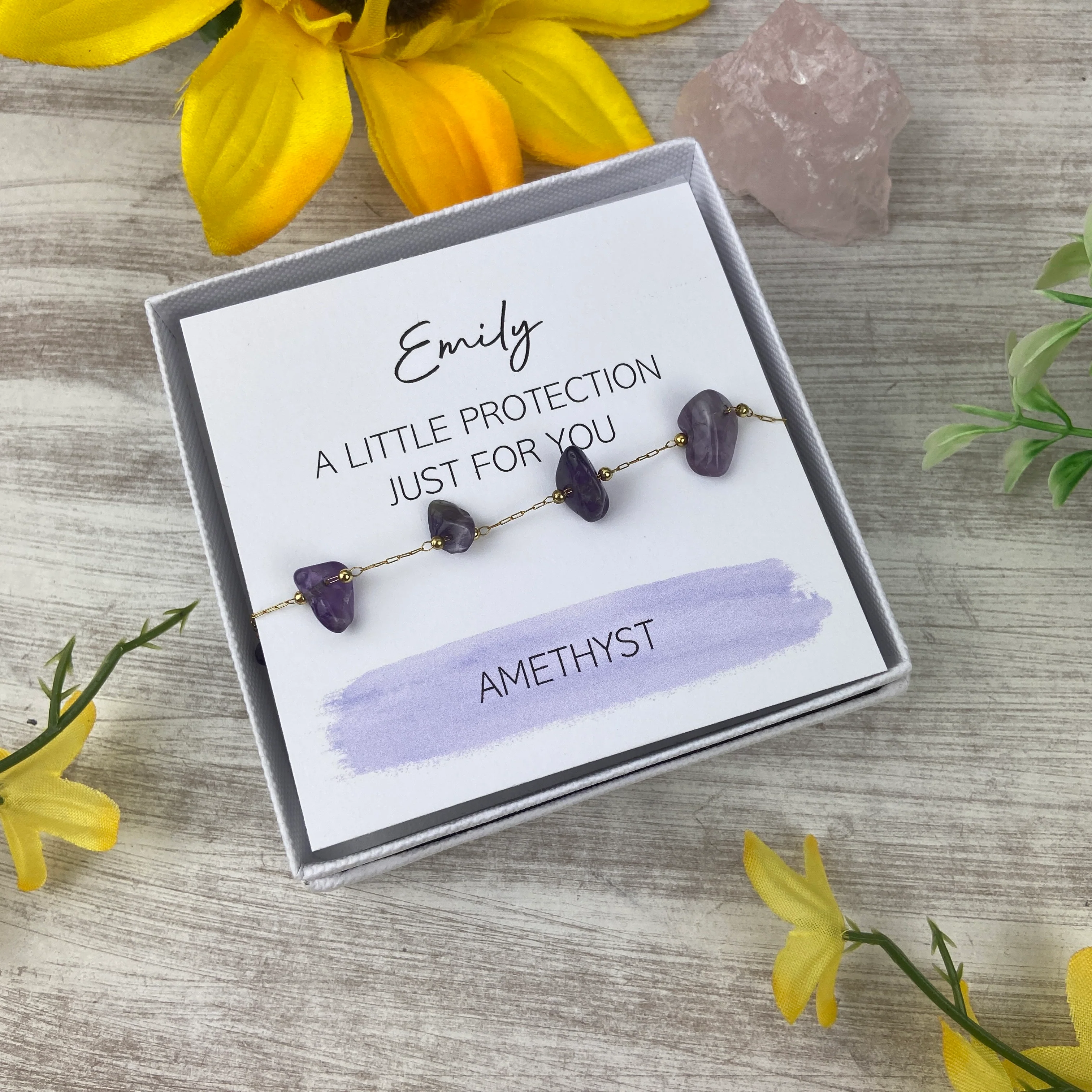 Amethyst Crystal Bracelet - Image 2