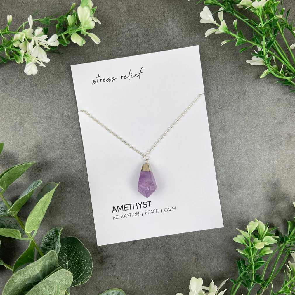 Amethyst Necklace - Stress Relief - Image 10