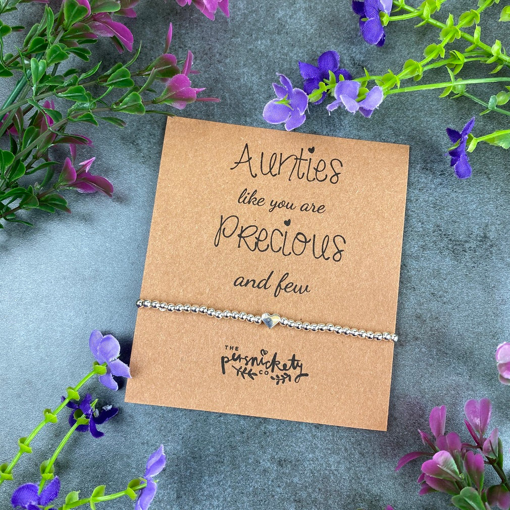 Aunties Like You Are Precious And Few Beaded Bracelet - Image 3