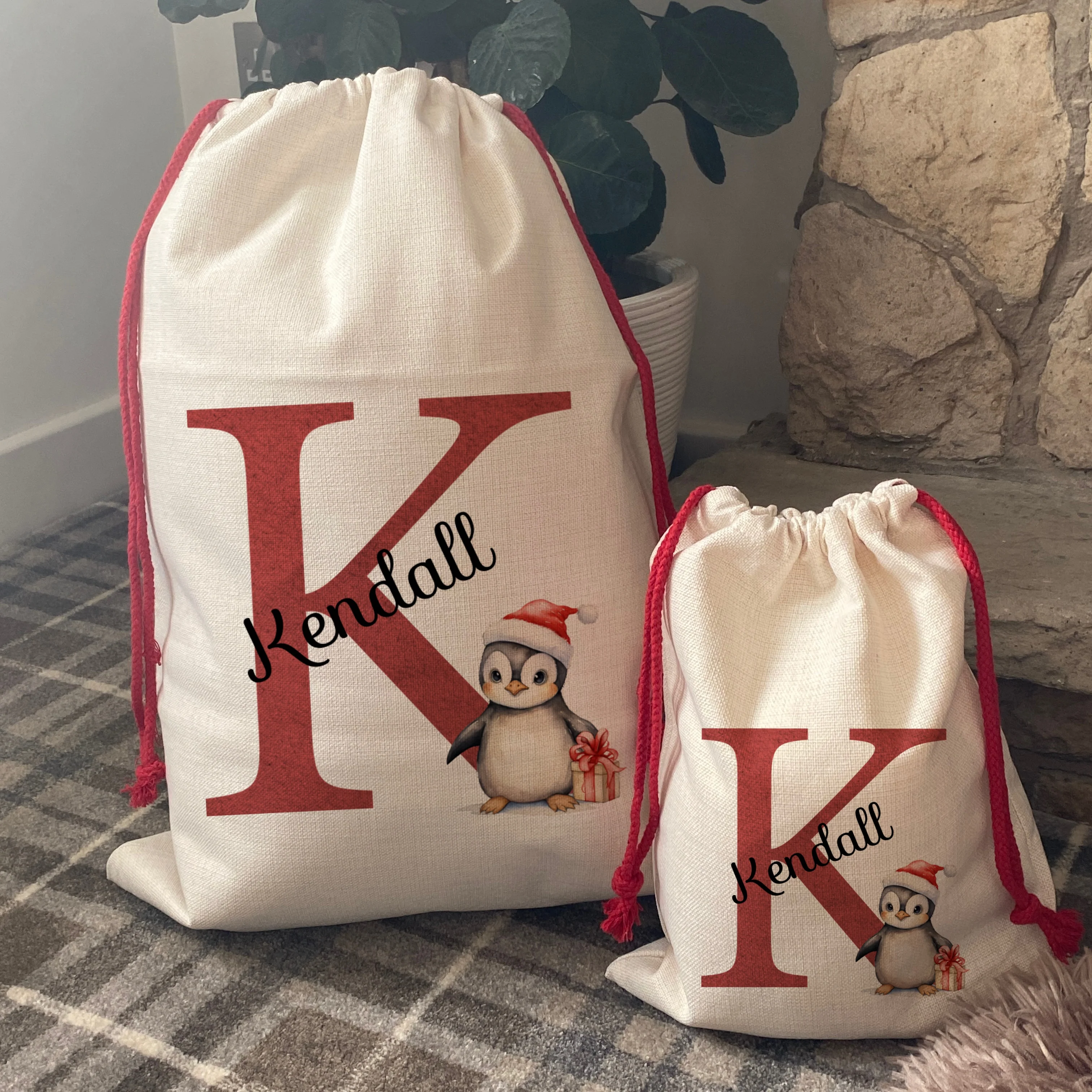 Christmas Friends Personalised Santa Sack - Image 3