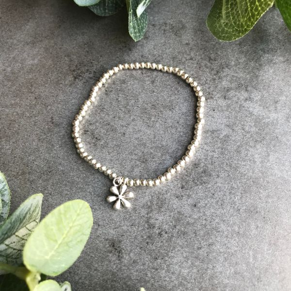 Beaded Charm Bracelet - Thank You For Helping Me Grow - Image 4