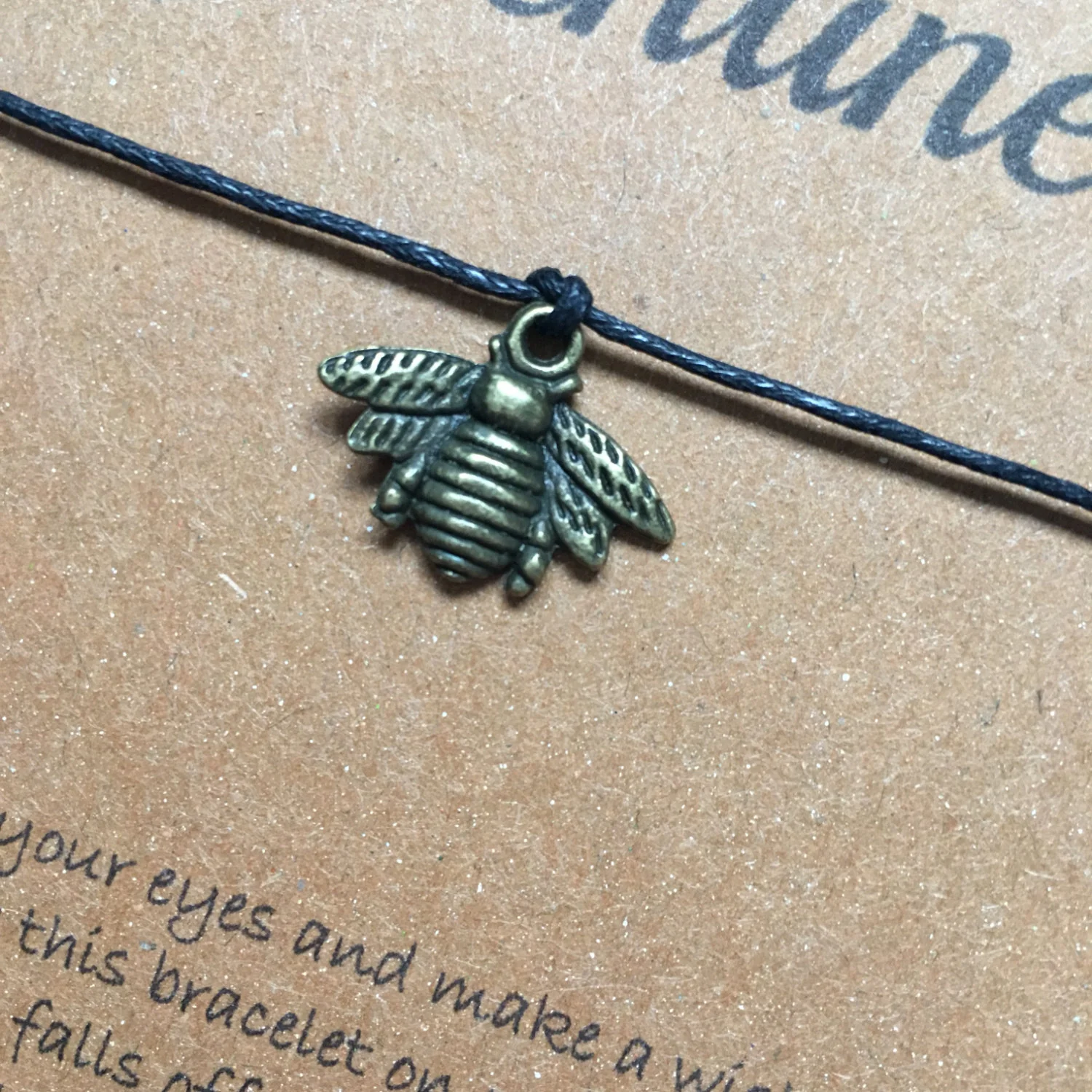 Bee My Valentine Wish Bracelet - Image 3