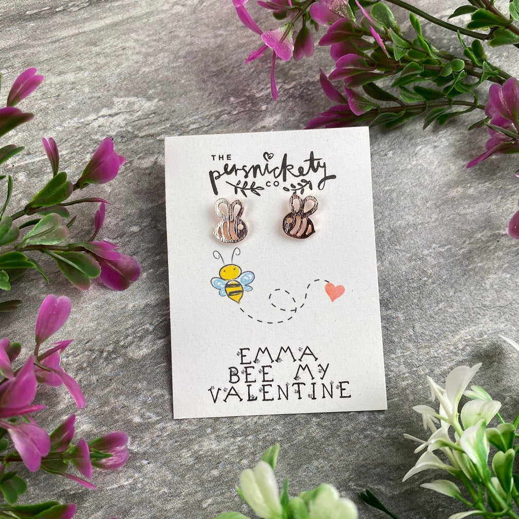 Bee My Valentine Earrings - Image 4