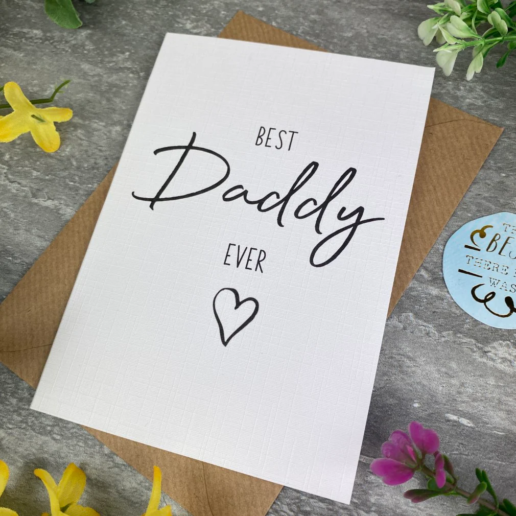 Best Daddy Ever Father's Day Card - Image 9