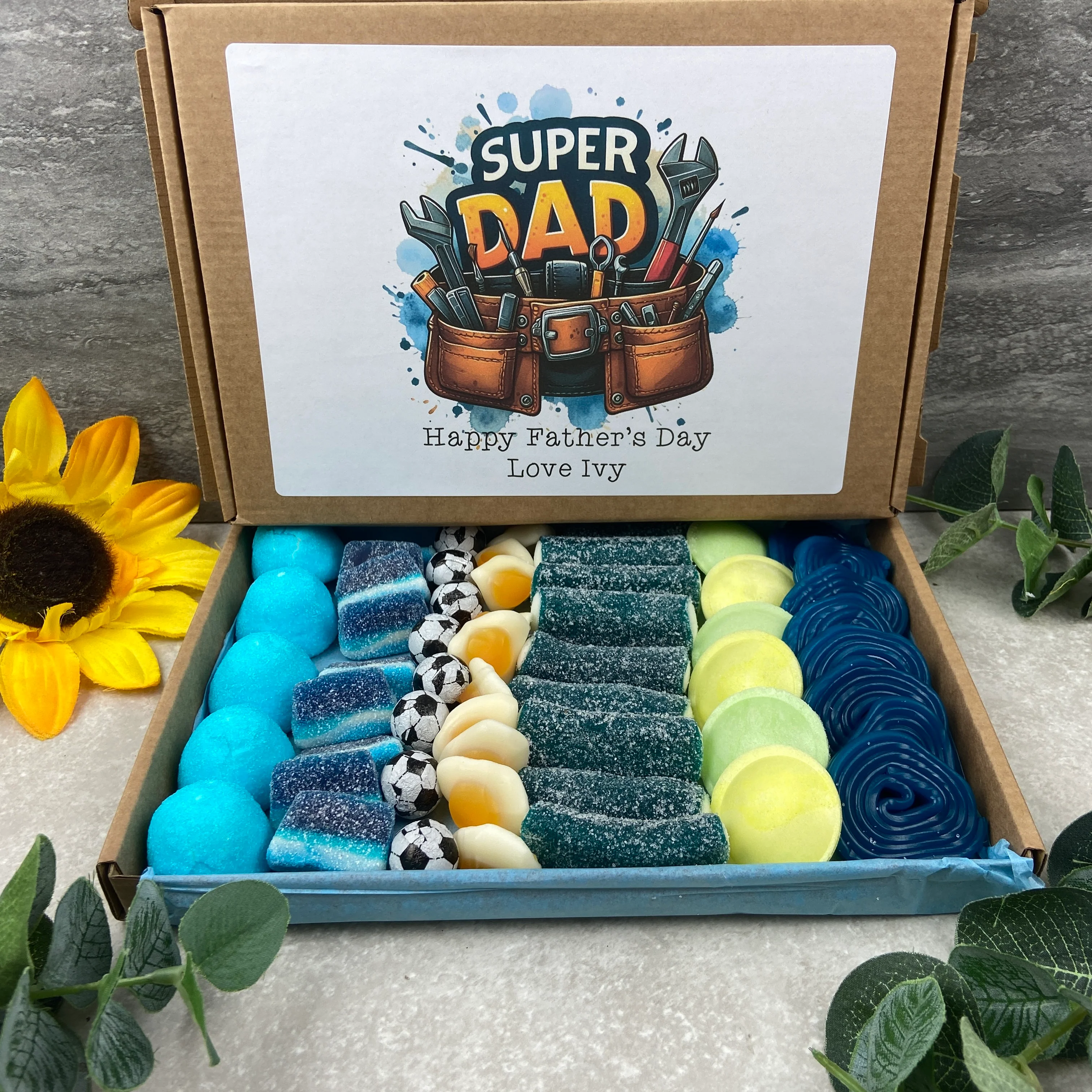 Super Dad Personalised Sweet Box - Image 9