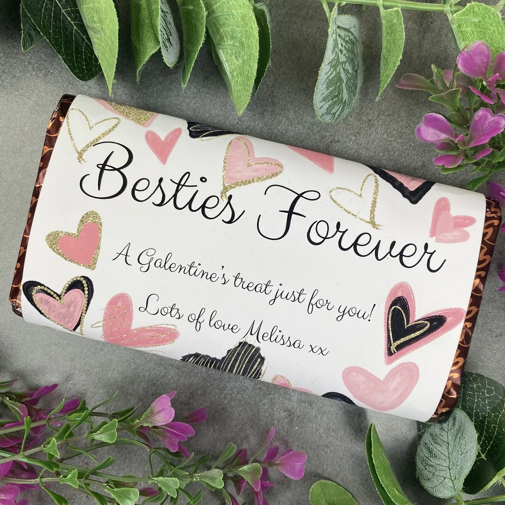 Besties Forever Galentine's Day Chocolate Bar - Image 3