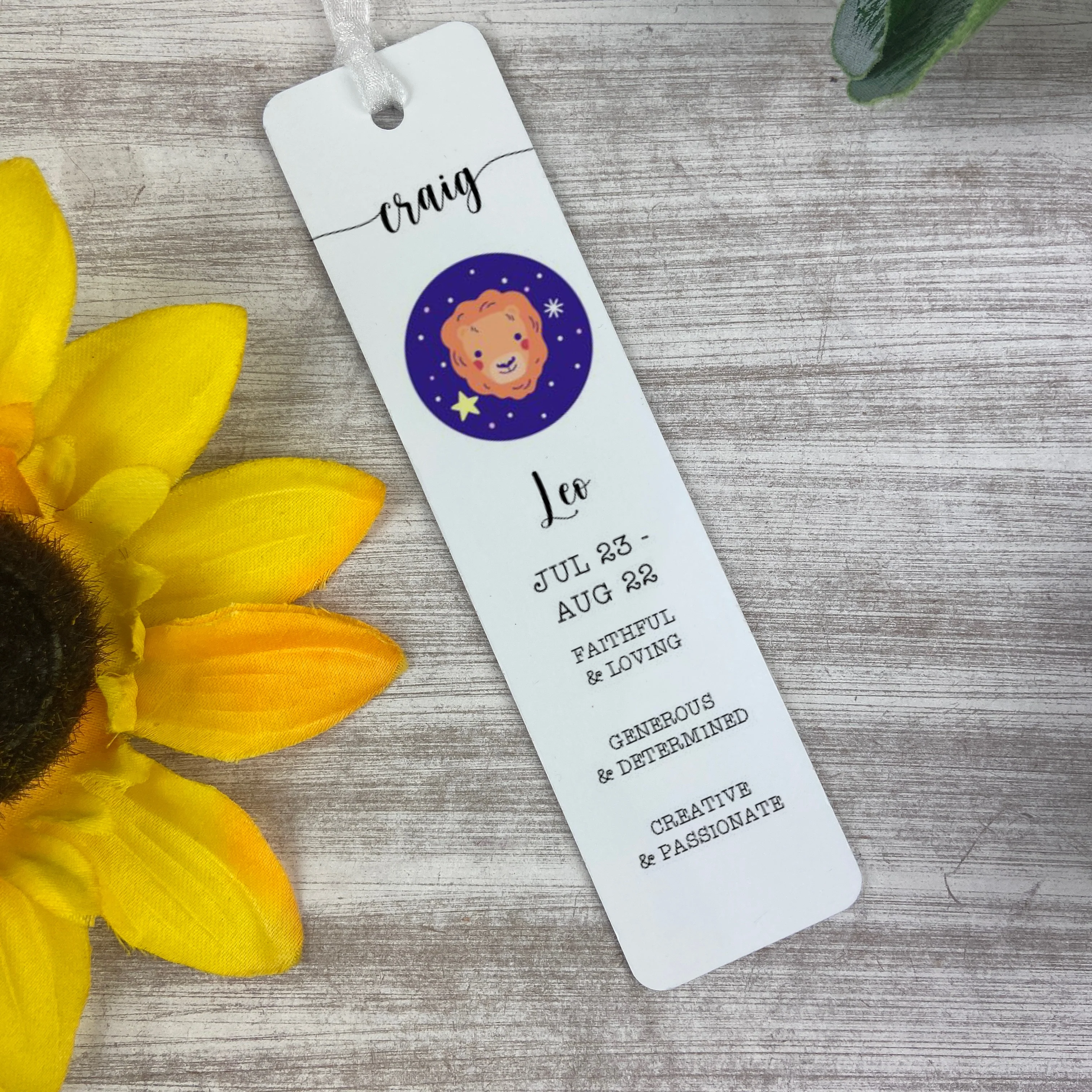 Personalised Star Sign  Bookmark - Image 6
