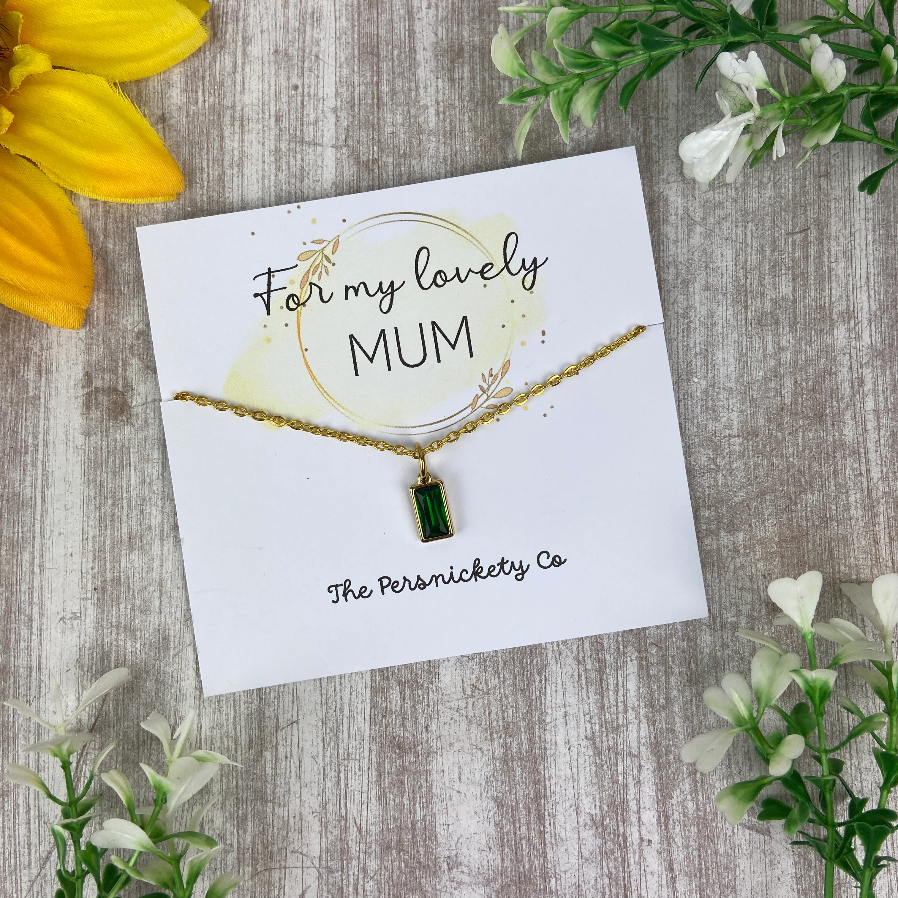 Birthstone Necklace - For My Lovely Mum - Image 2