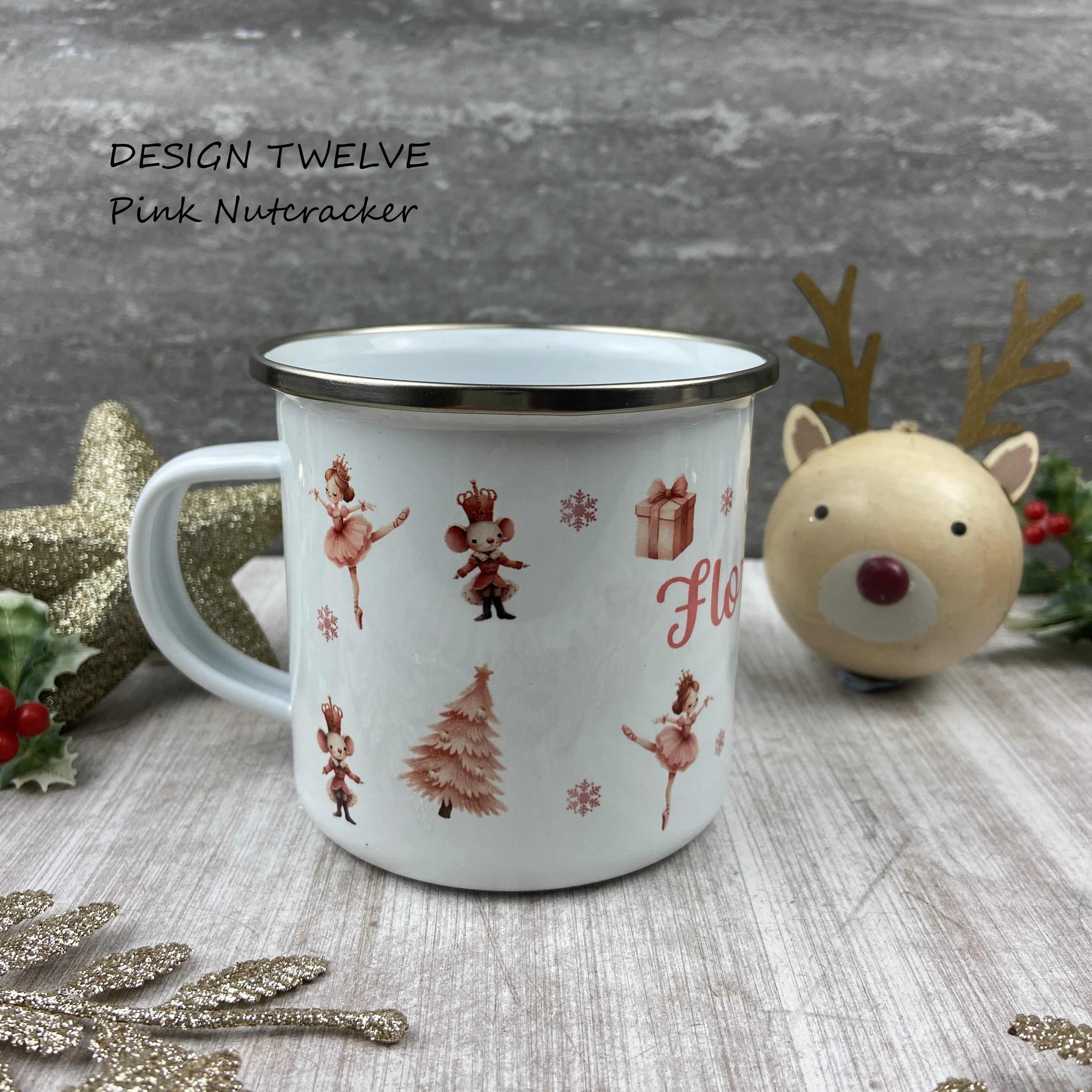 £6.00 Stocking Filler! - Personalised  Enamel Mug!!!! - Image 14
