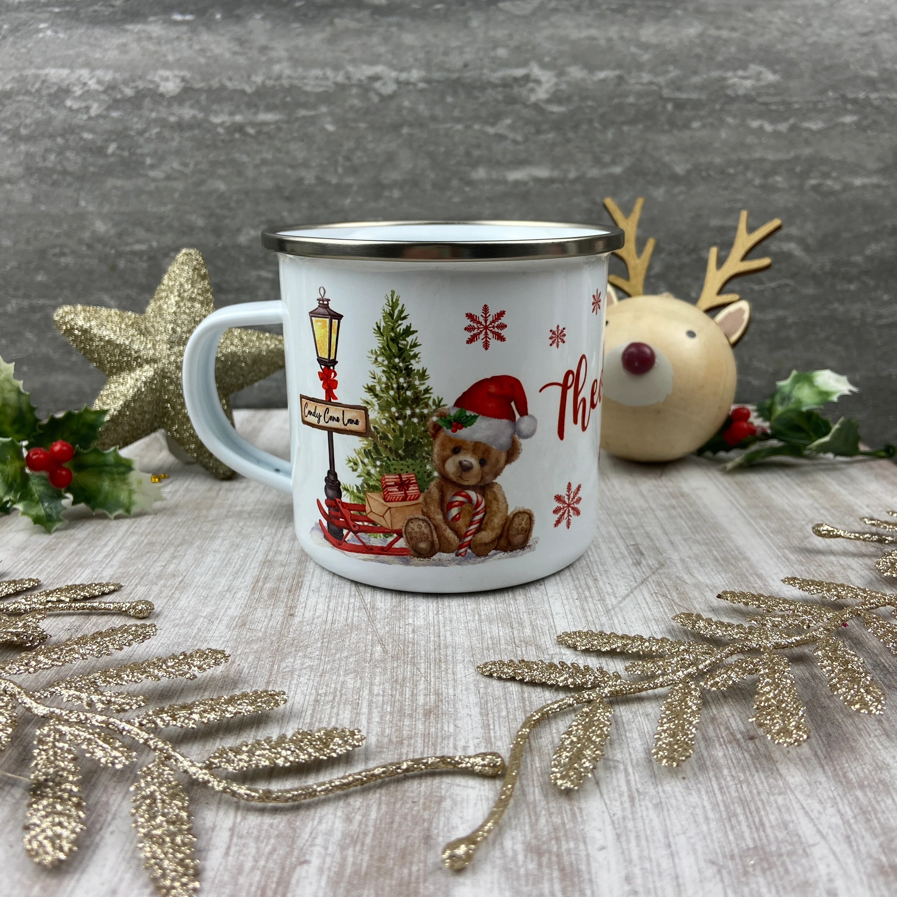 £6.00 Stocking Filler! - Personalised  Enamel Mug!!!! - Image 16