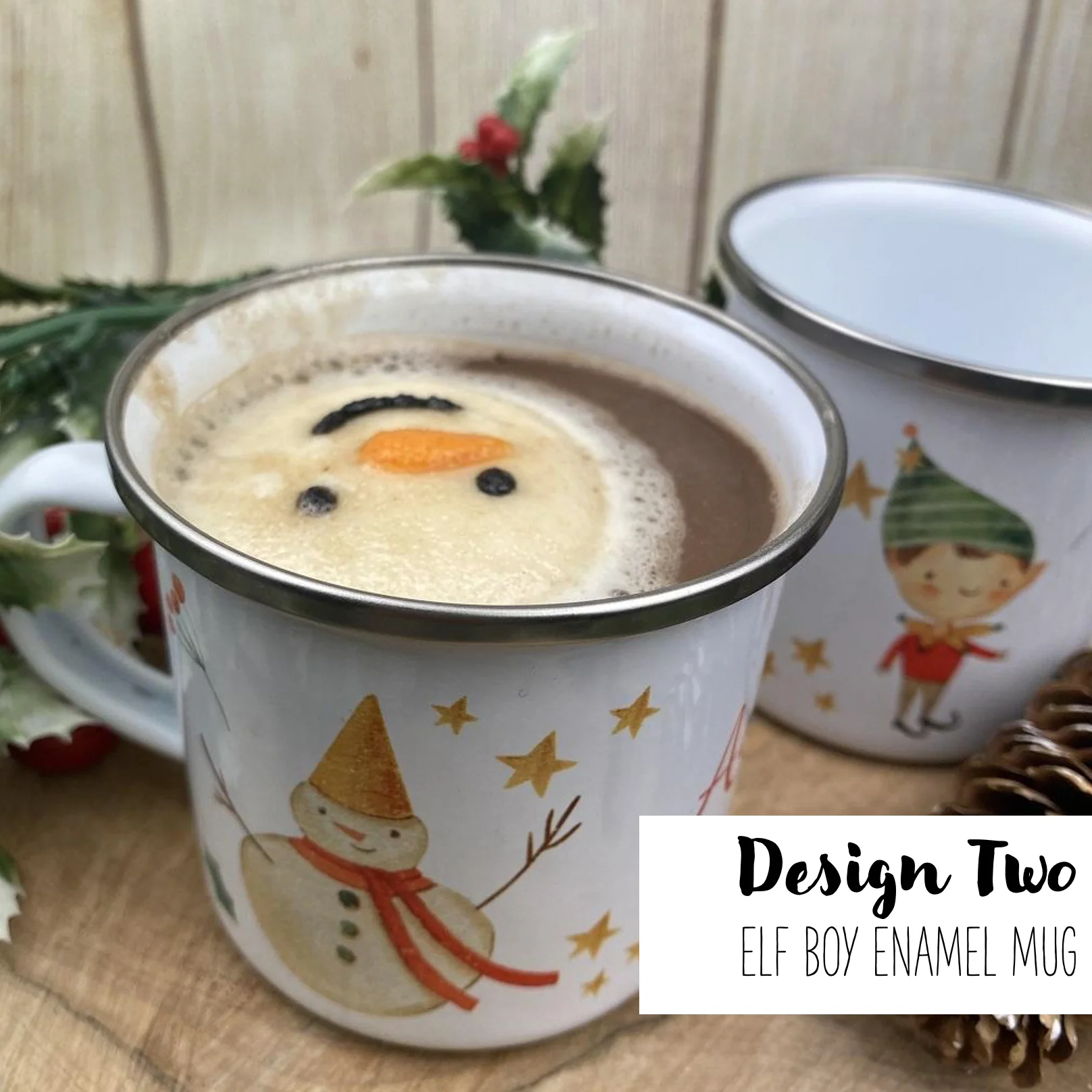 £6.00 Stocking Filler! - Personalised  Enamel Mug!!!! - Image 4