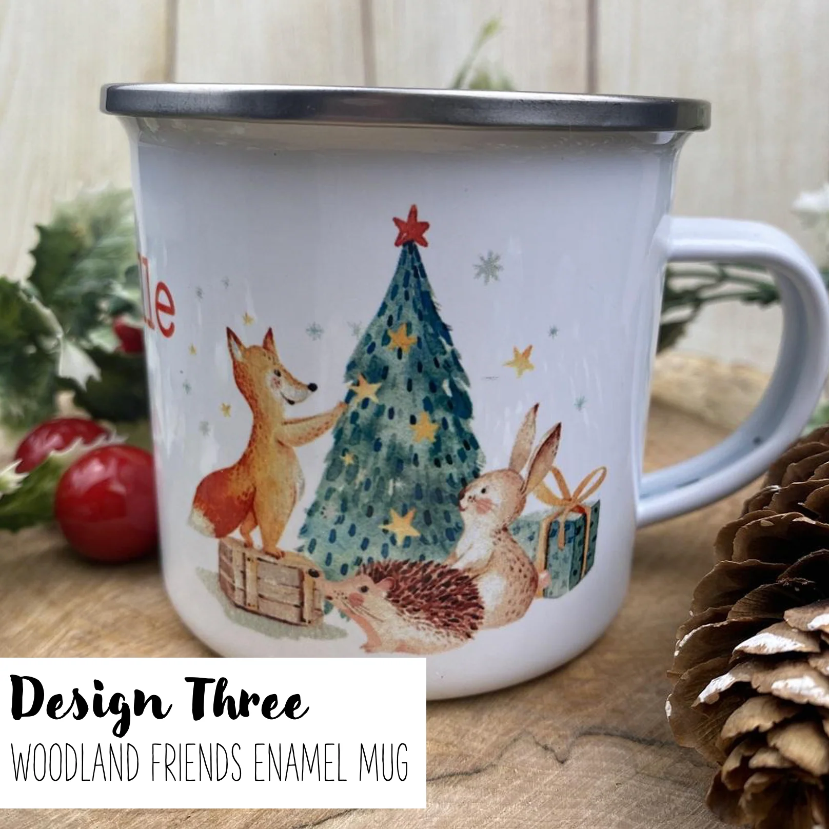 £6.00 Stocking Filler! - Personalised  Enamel Mug!!!! - Image 5
