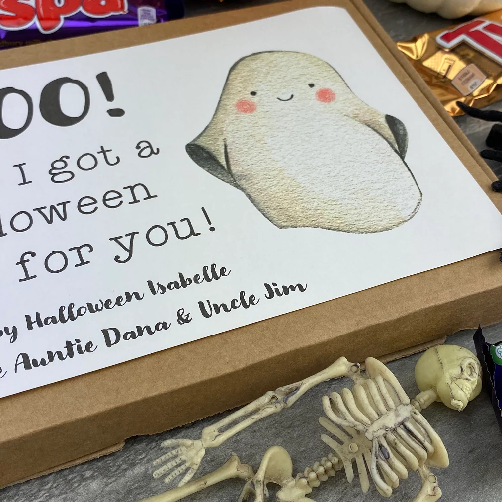 BOO! Personalised Halloween Chocolate Box - Image 6