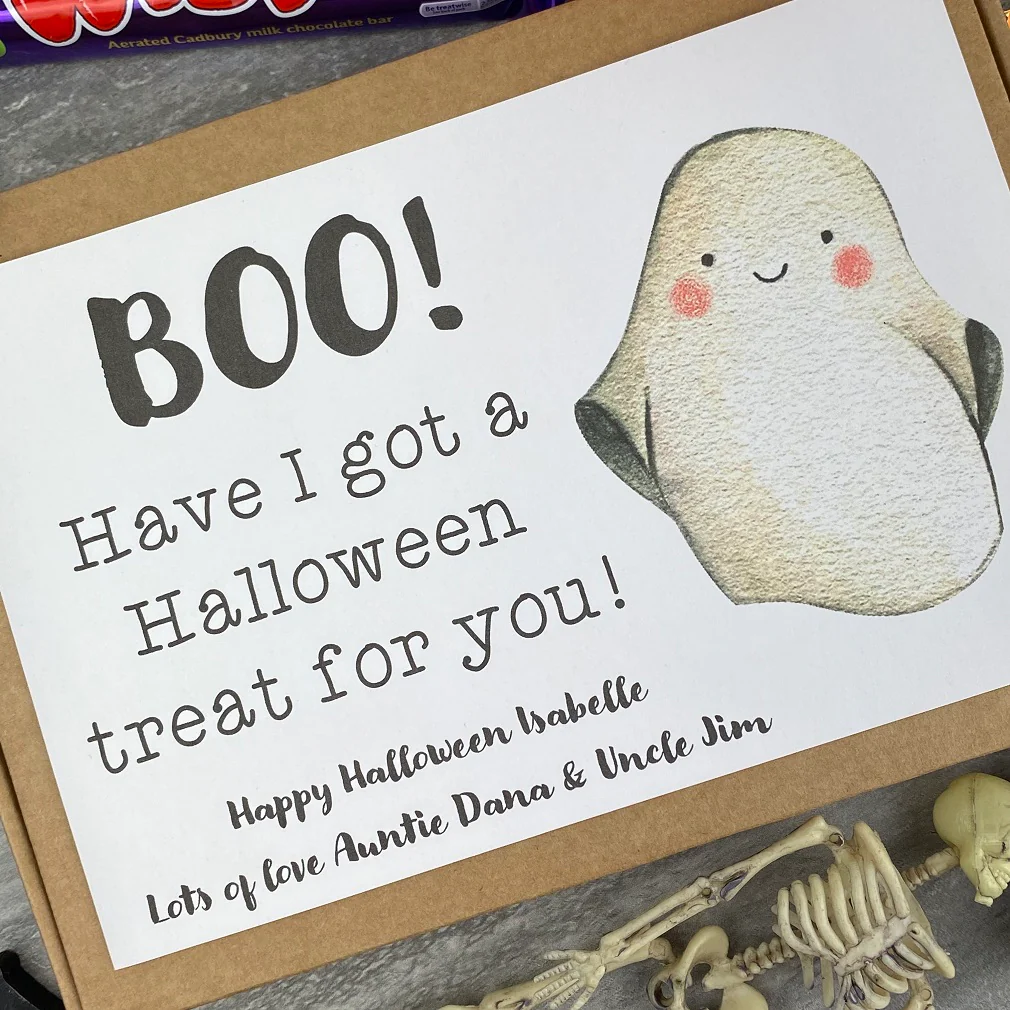 BOO! Personalised Halloween Chocolate Box - Image 9