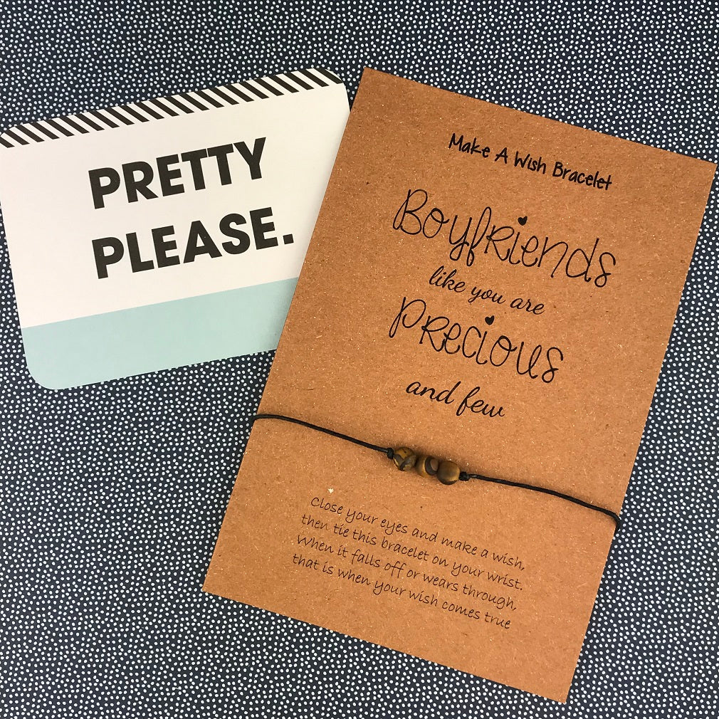 Boyfriends Like You Are Precious And Few - Wish Bracelet - Image 3
