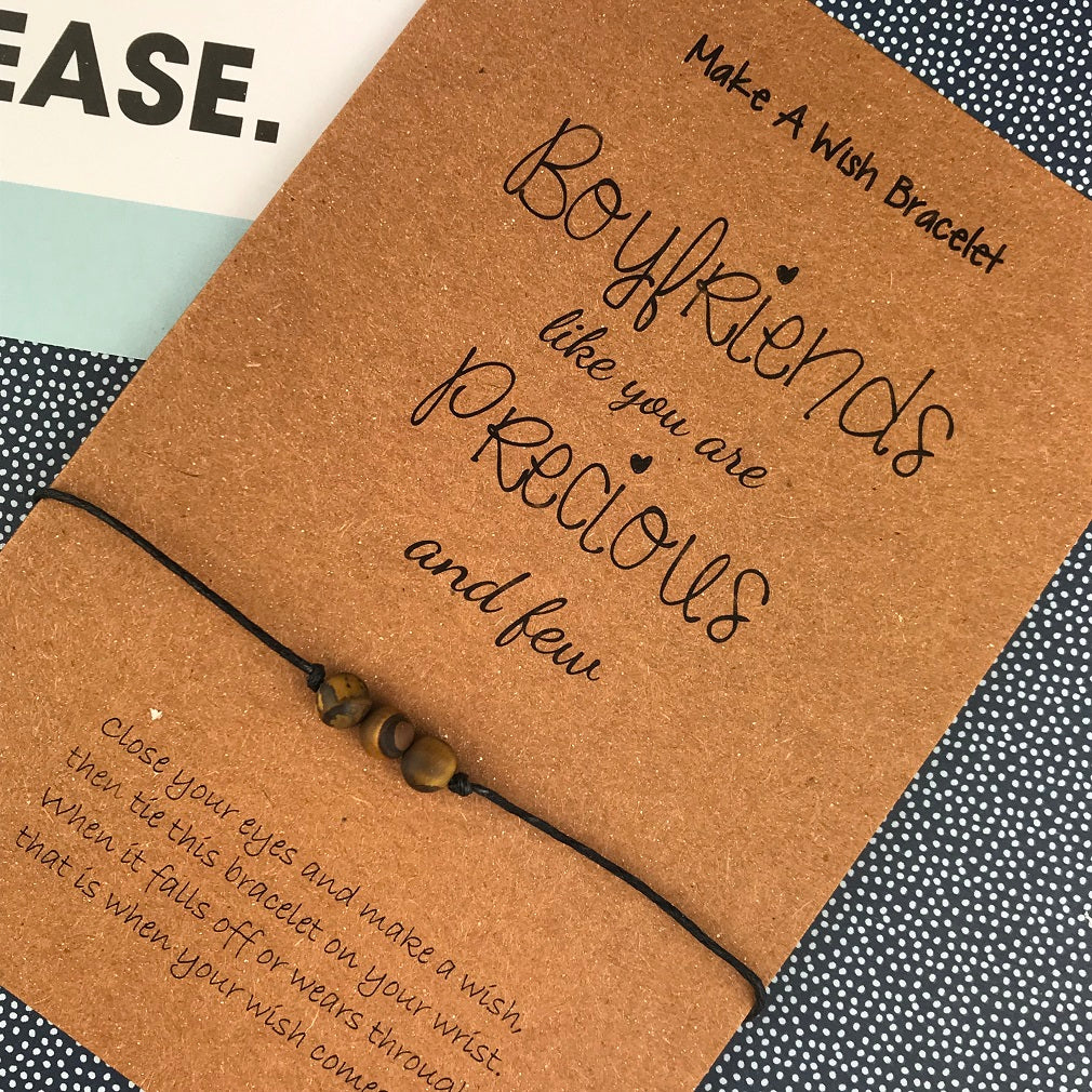 Boyfriends Like You Are Precious And Few - Wish Bracelet - Image 6
