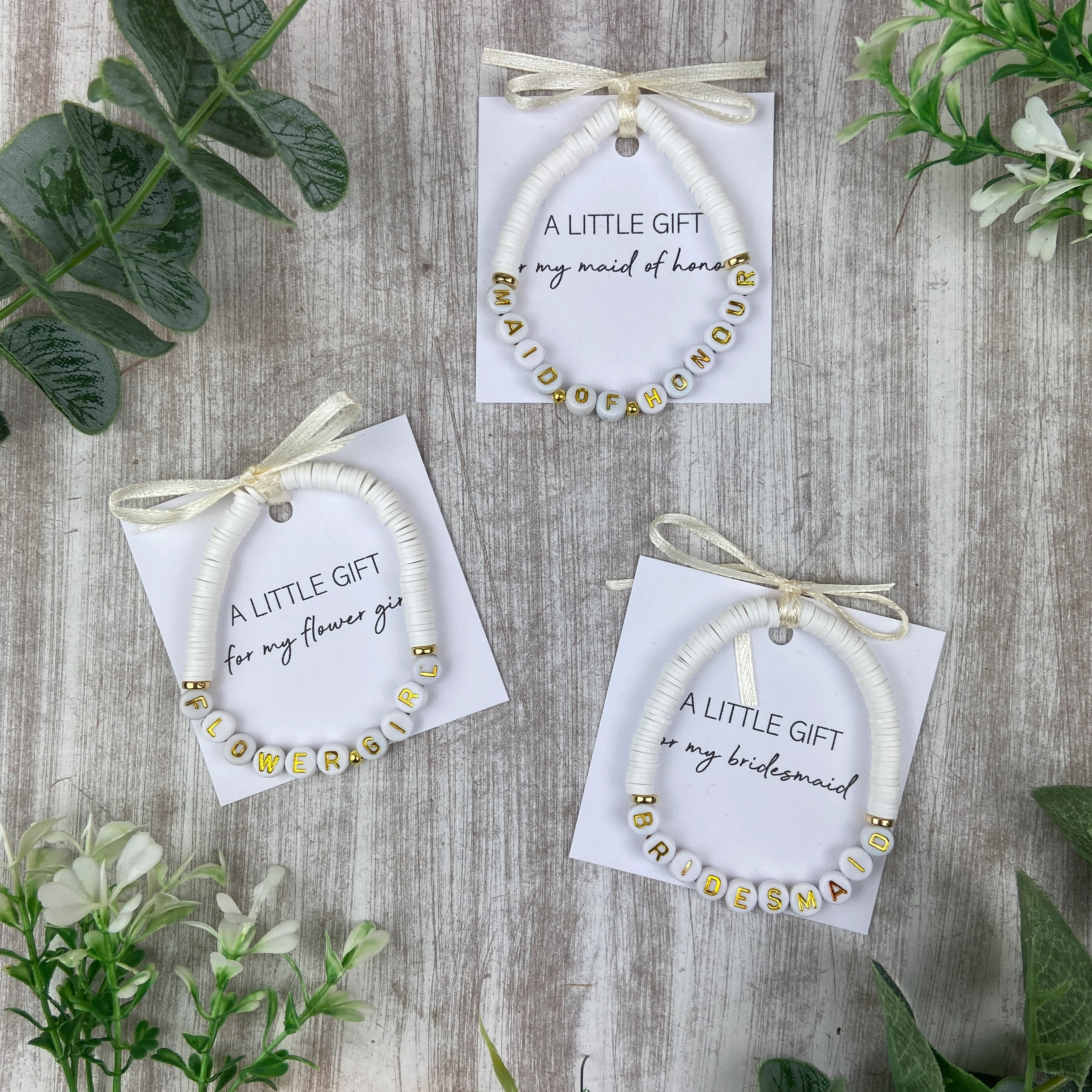 Bridesmaid / Maid Of Honour / Flower Girl Bracelet - Image 4