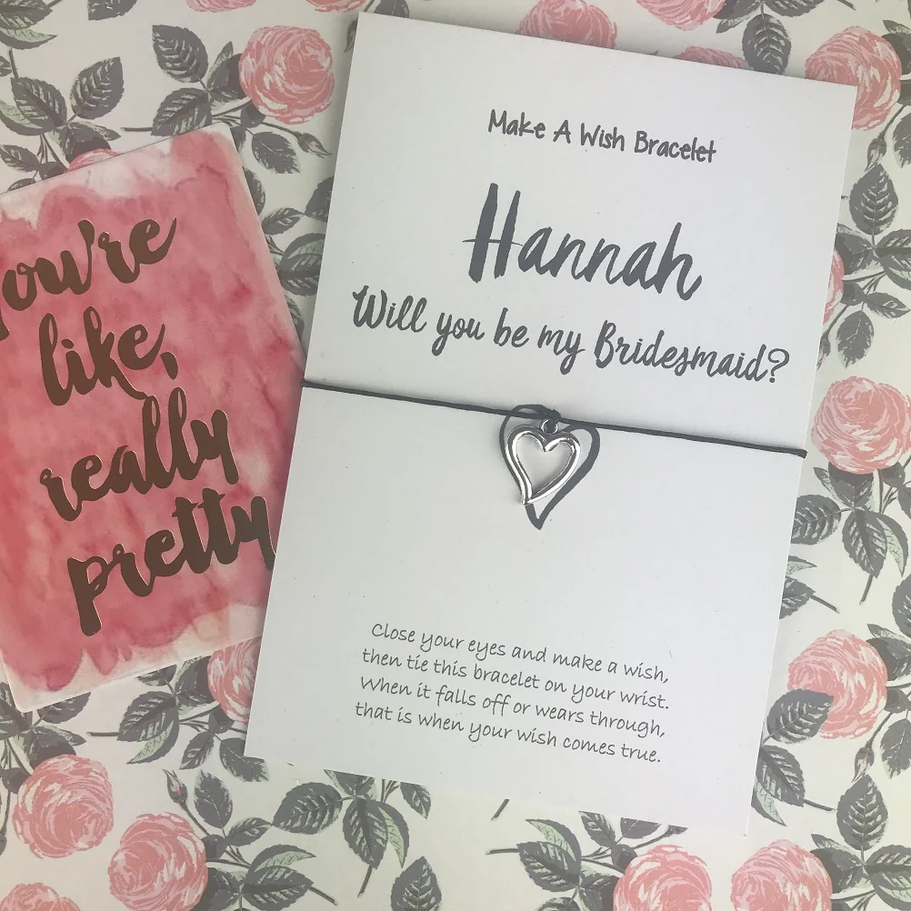 Bridesmaid Proposal Wish Bracelet - Image 5