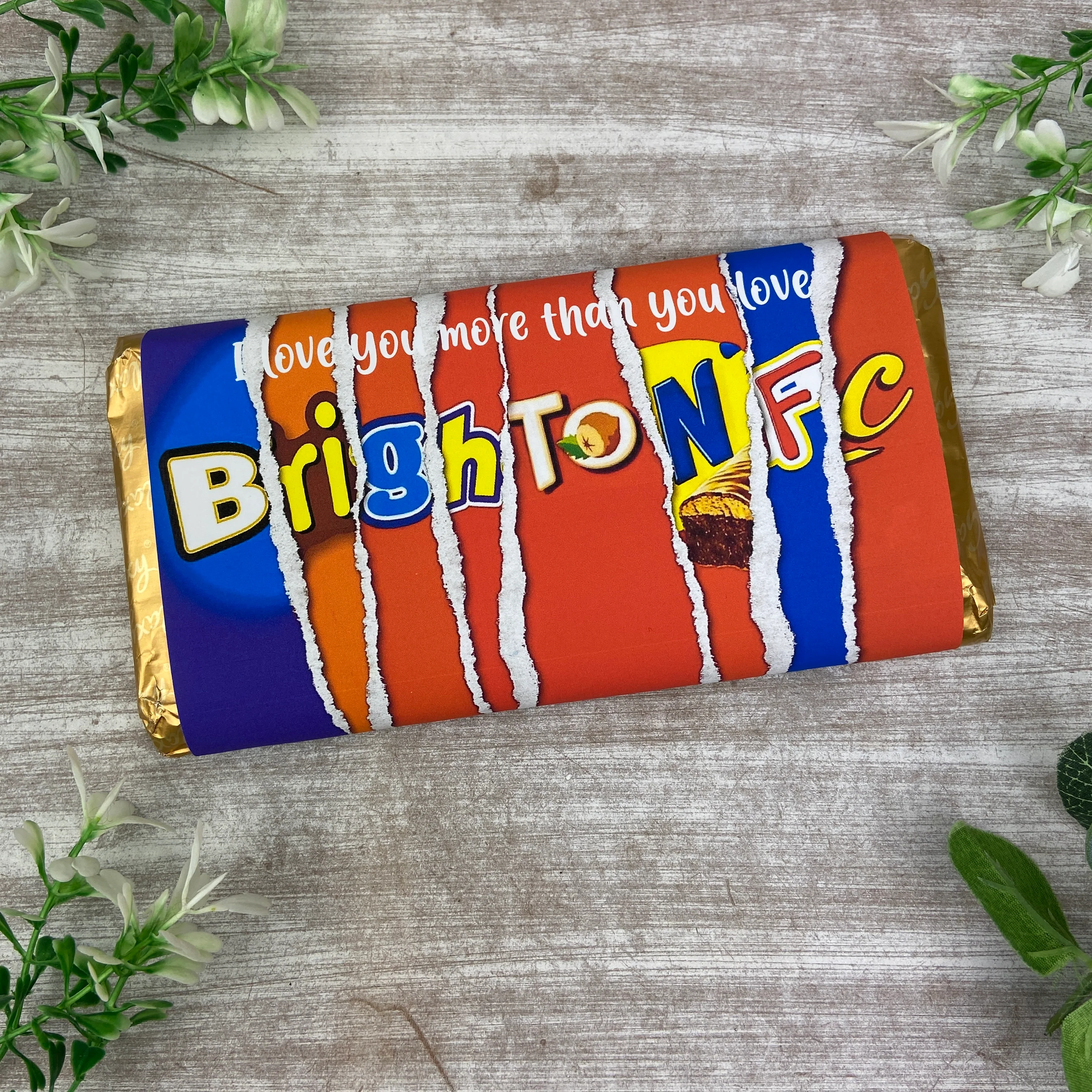 Brighton FC Chocolate Bar - I Love You More Than...
