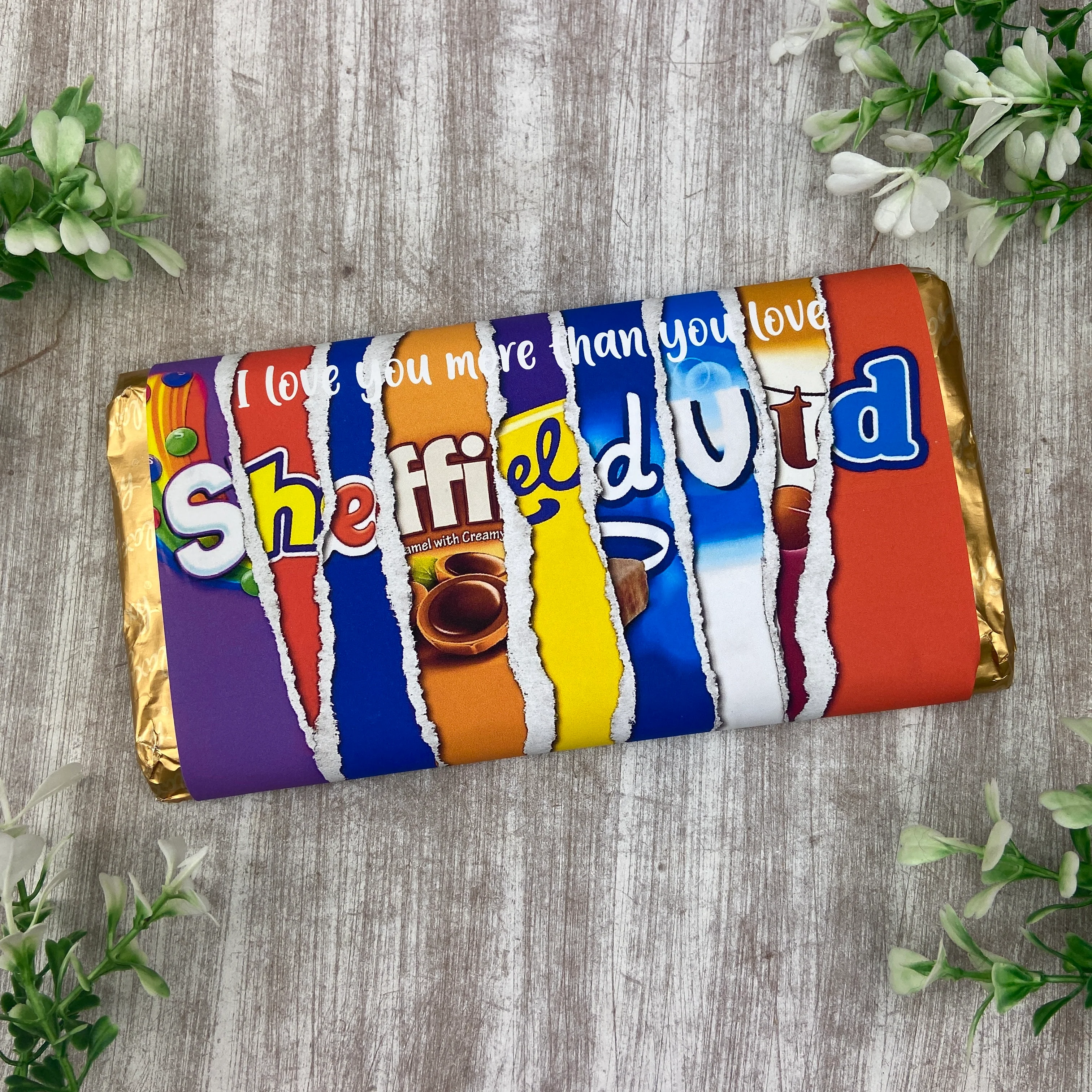 Sheffield United Chocolate Bar - I Love You More Than...