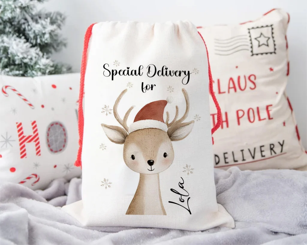 Christmas Festive Friends Santa Sack - Image 3