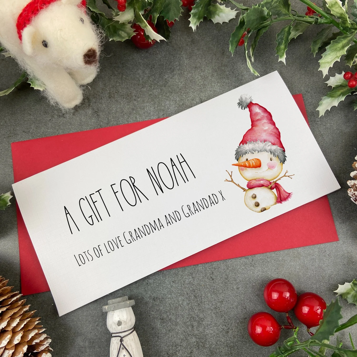 Christmas Money Wallet - Snowgirl - Image 10