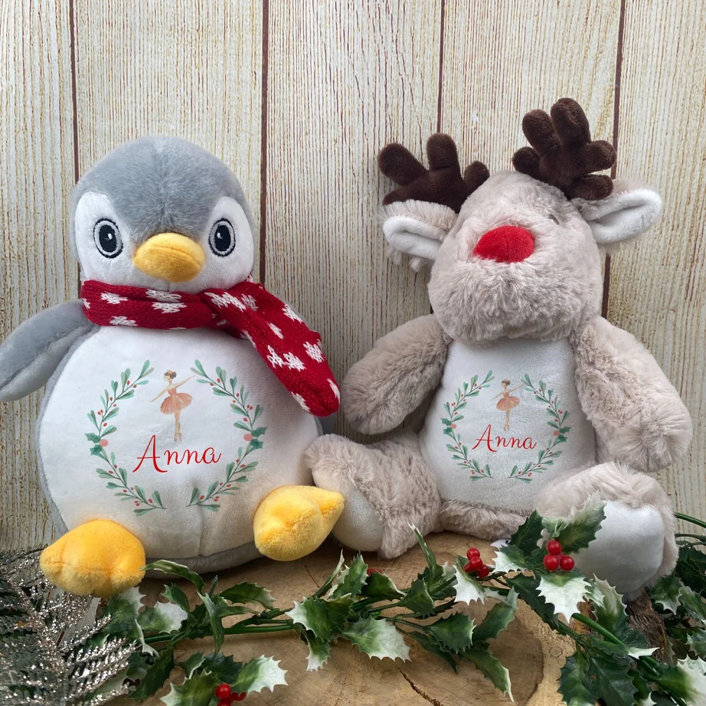 Christmas Teddies -Nutcracker Ballerina - Reindeer, Penguin, Lion etc