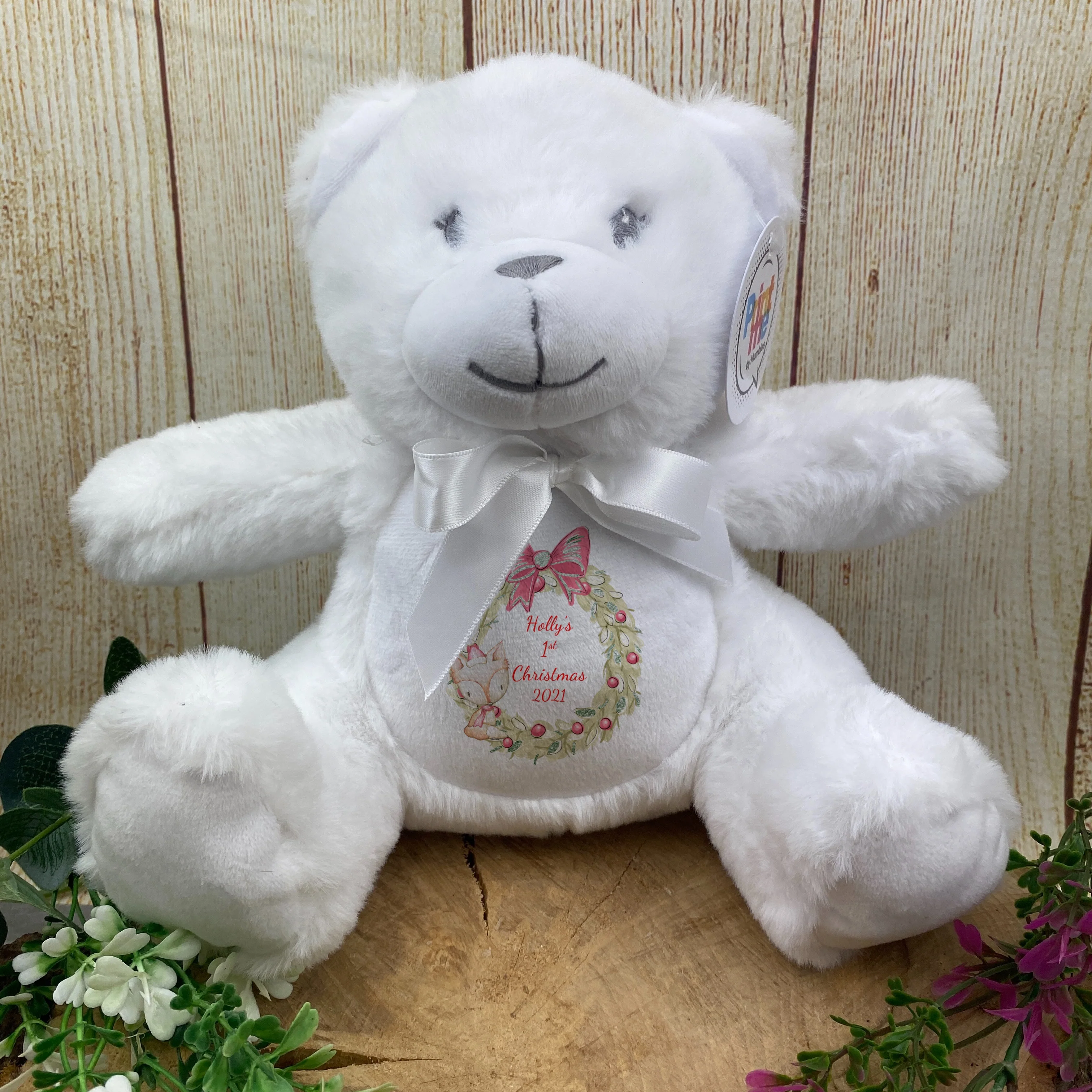 Christmas Wreath Design Soft Toy- Owl - Image 4