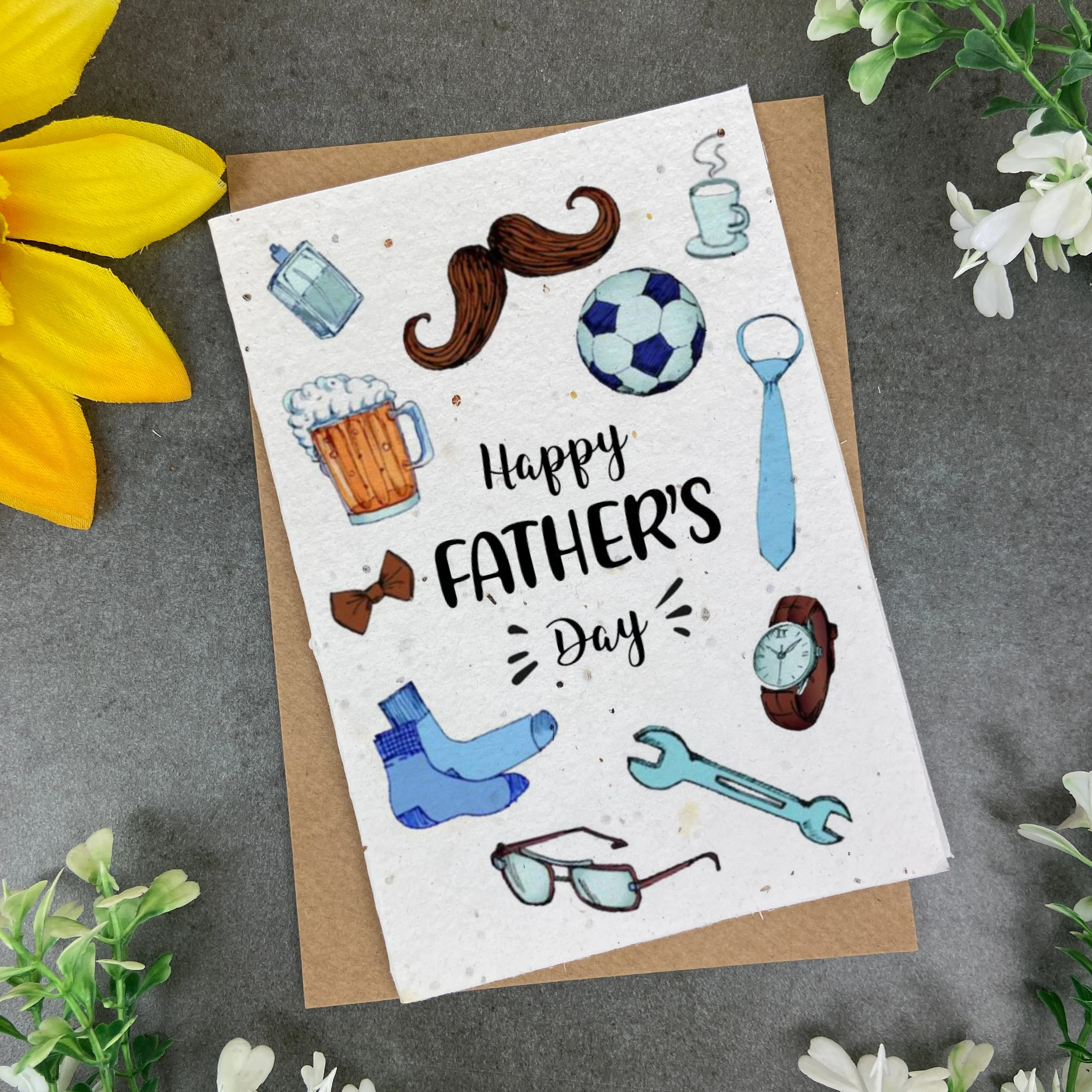 Happy Father's Day - Plantable Father's Day Card