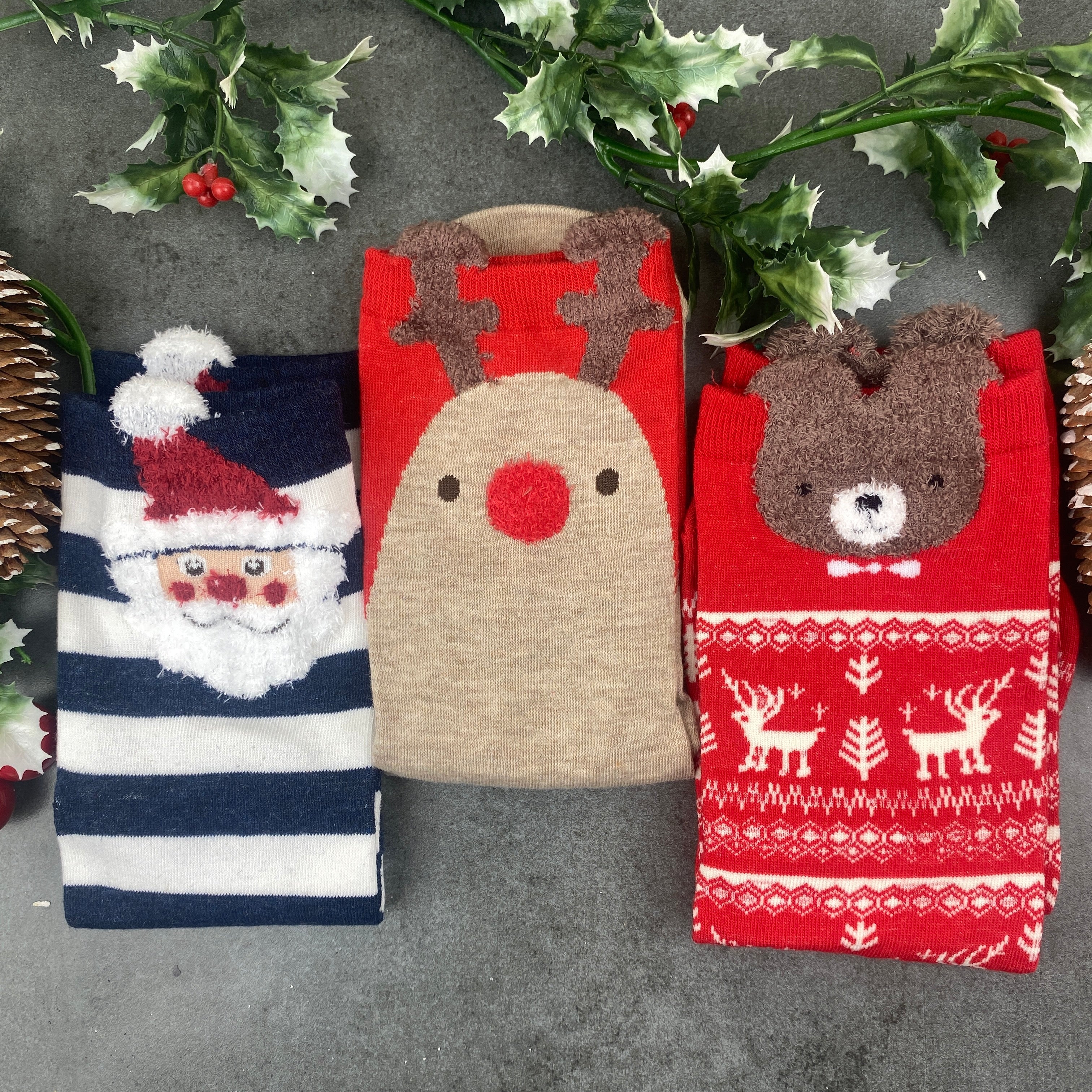 Reindeer Merry Christmas Sock - Image 8