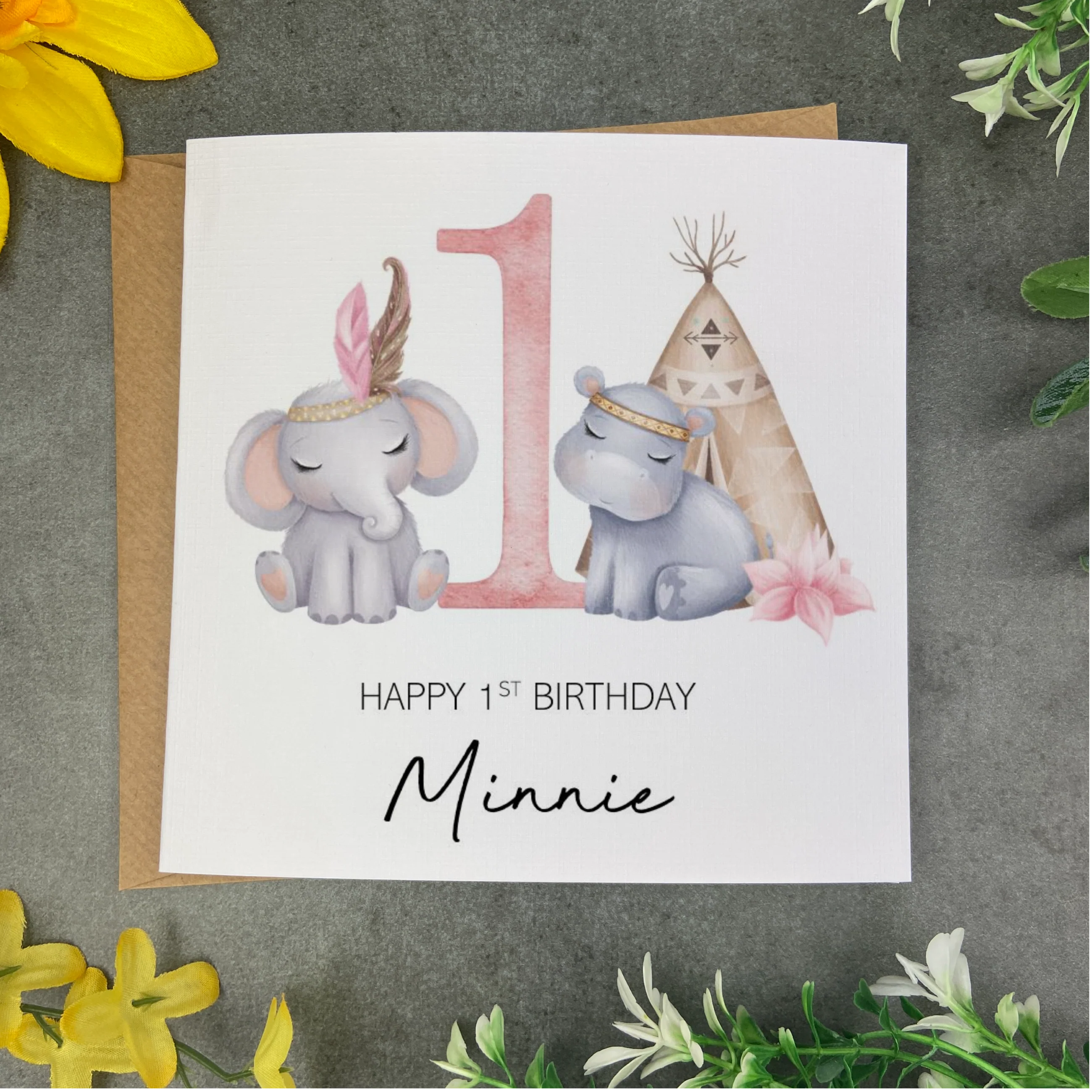 Personalised 1st Birthday Card - Image 3